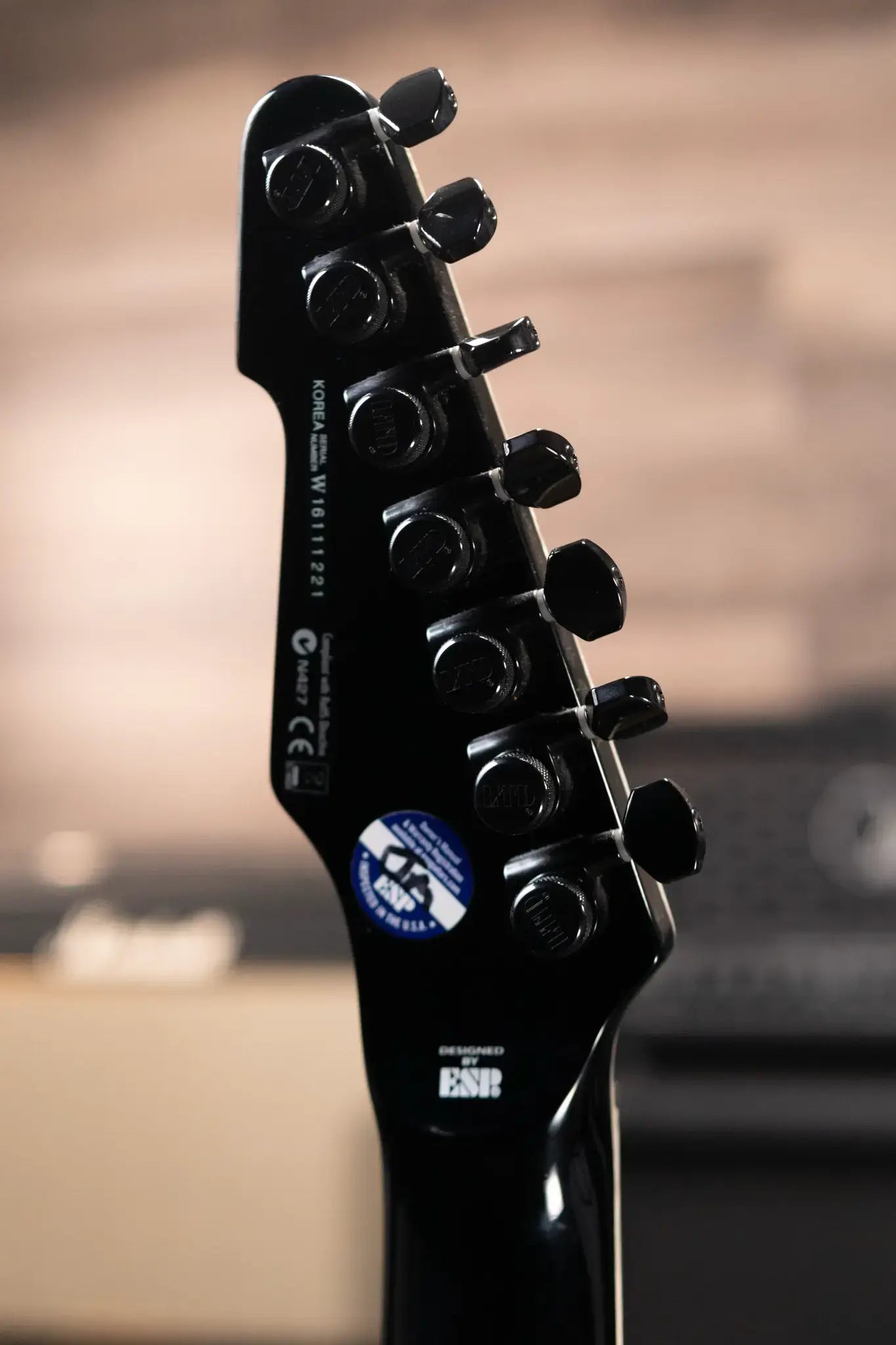 ESP LTD SCT-607B Stephen Carpenter Signature 7-String Baritone Electric Guitar - Black - Used