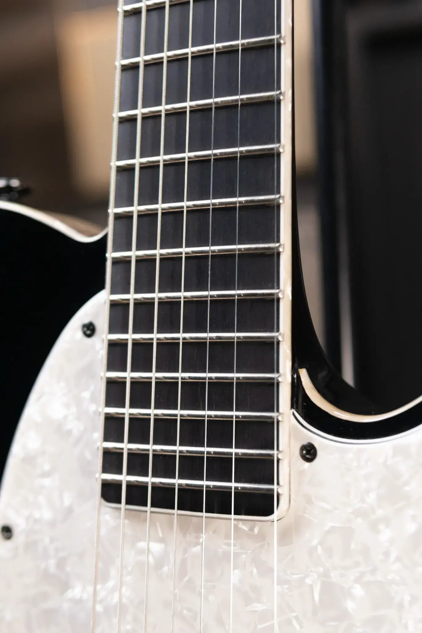 ESP LTD SCT-607B Stephen Carpenter Signature 7-String Baritone Electric Guitar - Black - Used