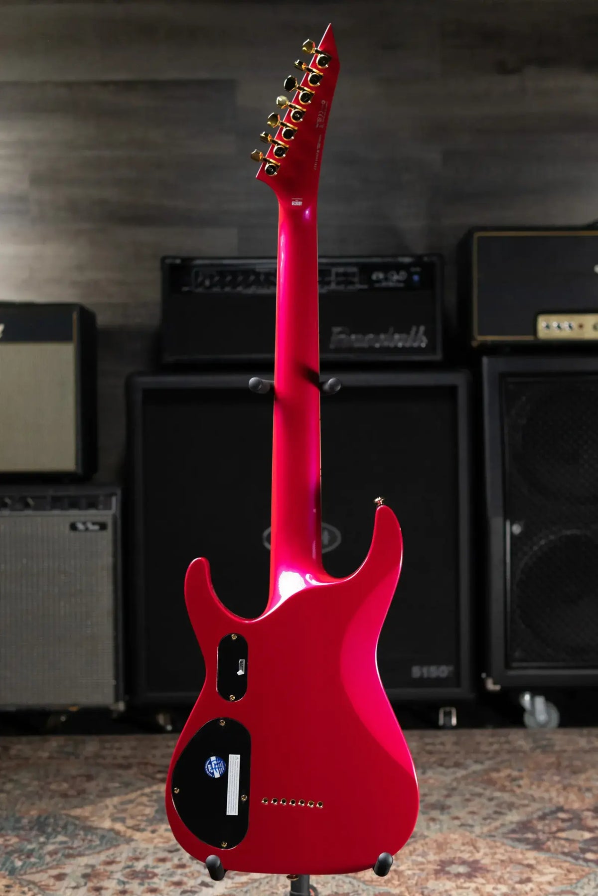 ESP LTD SC-607B Stephen Carpenter Signature 7-String Baritone Electric Guitar - Magenta with Hardshell Case