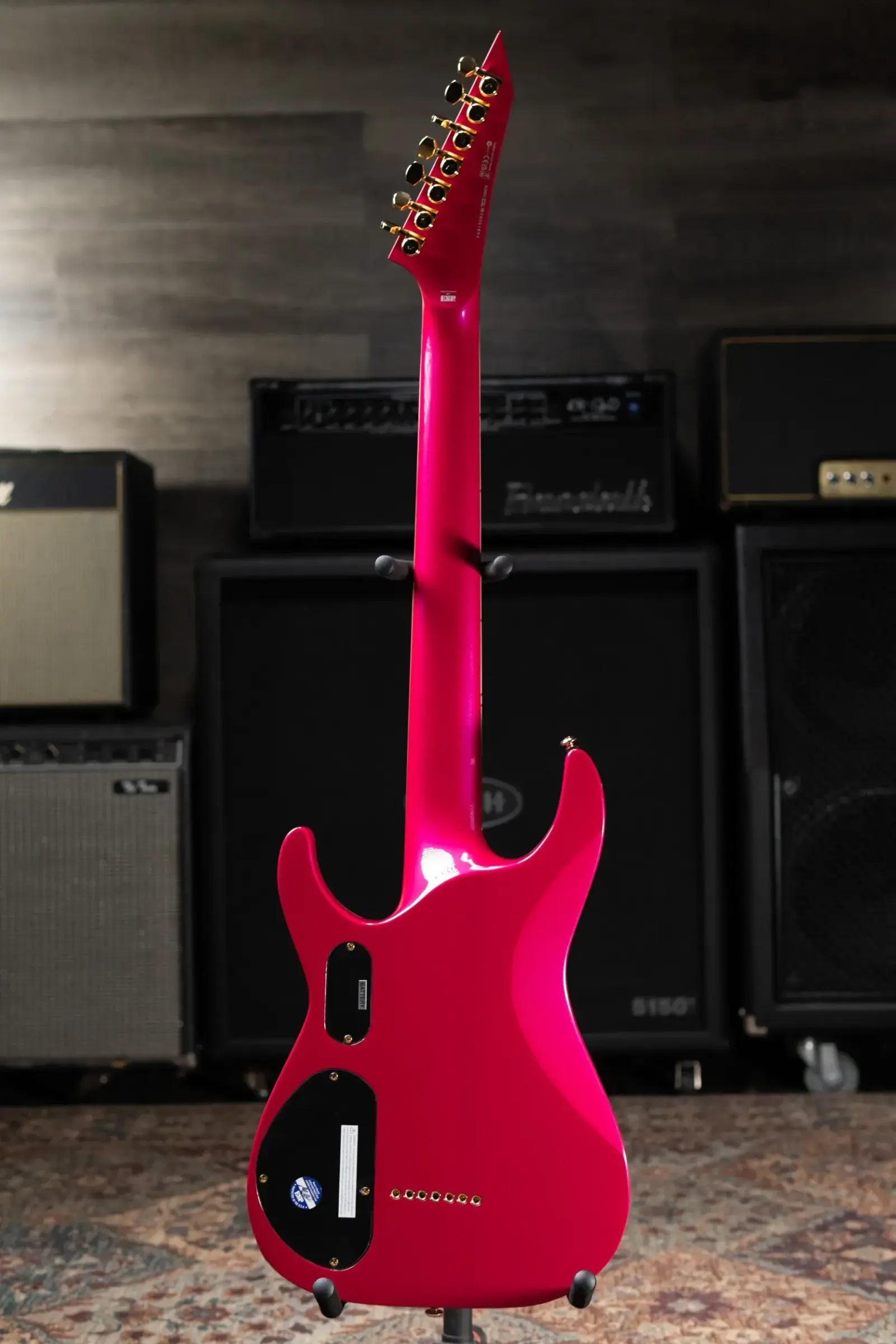 ESP LTD SC-607B Stephen Carpenter Signature 7-String Baritone Electric Guitar - Magenta with Hardshell Case