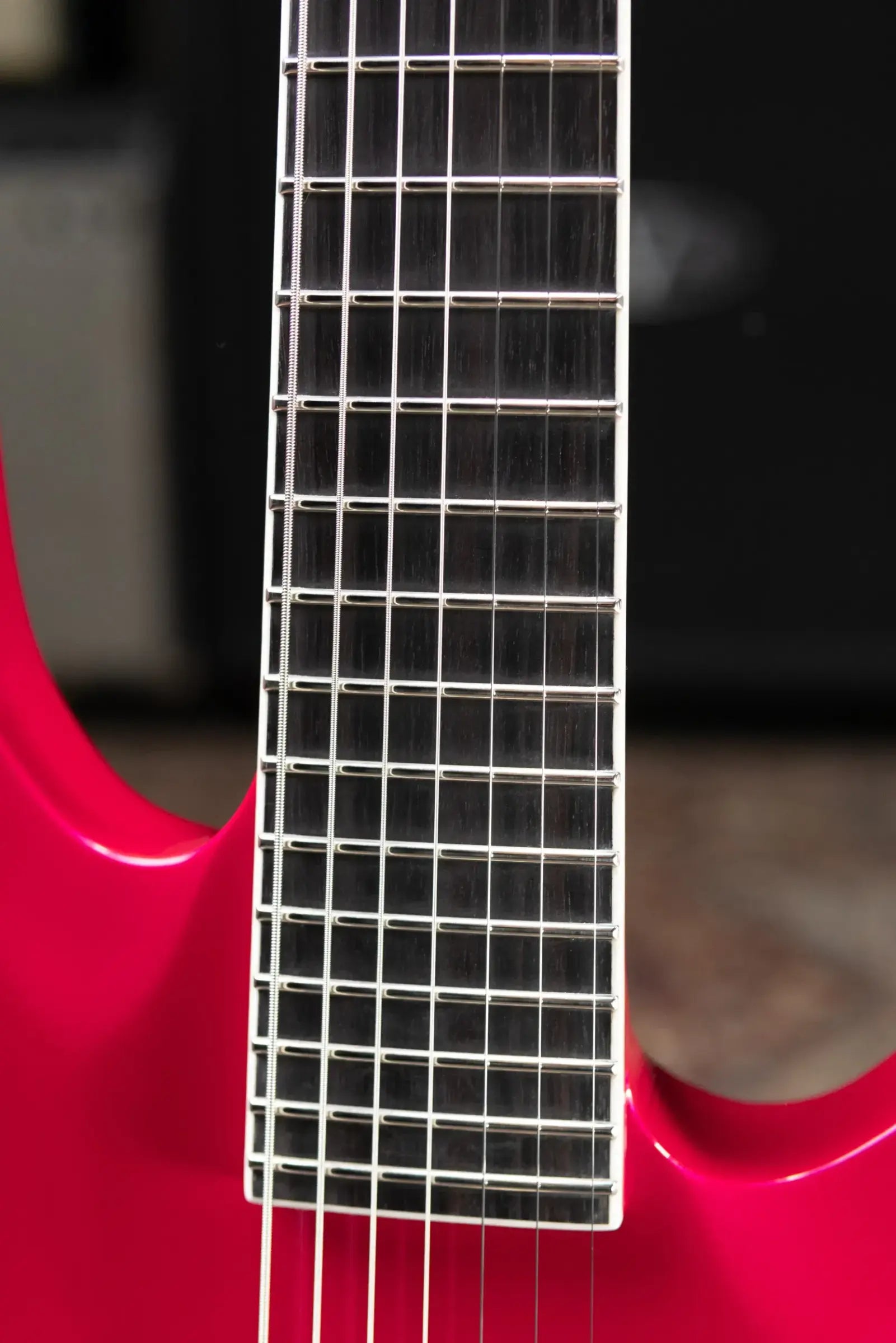ESP LTD SC-607B Stephen Carpenter Signature 7-String Baritone Electric Guitar - Magenta with Hardshell Case