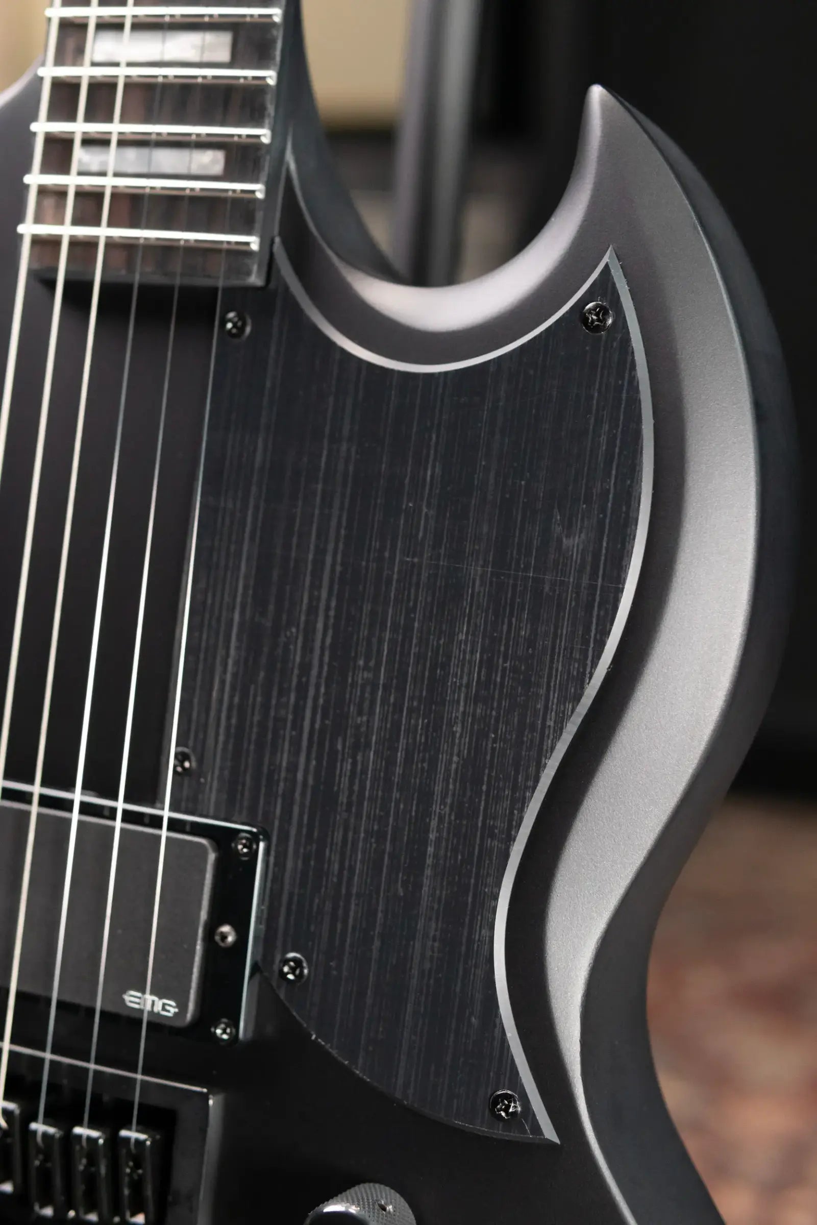 ESP LTD Viper-1001 Evertune Electric Guitar - Charcoal Metallic Satin
