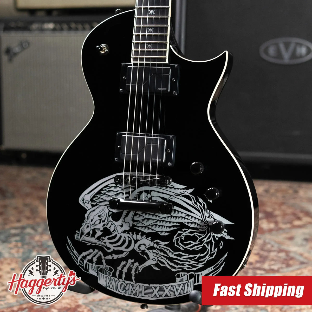 ESP LTD Warbird Will Adler Signature Electric Guitar with Hardshell Case - Used