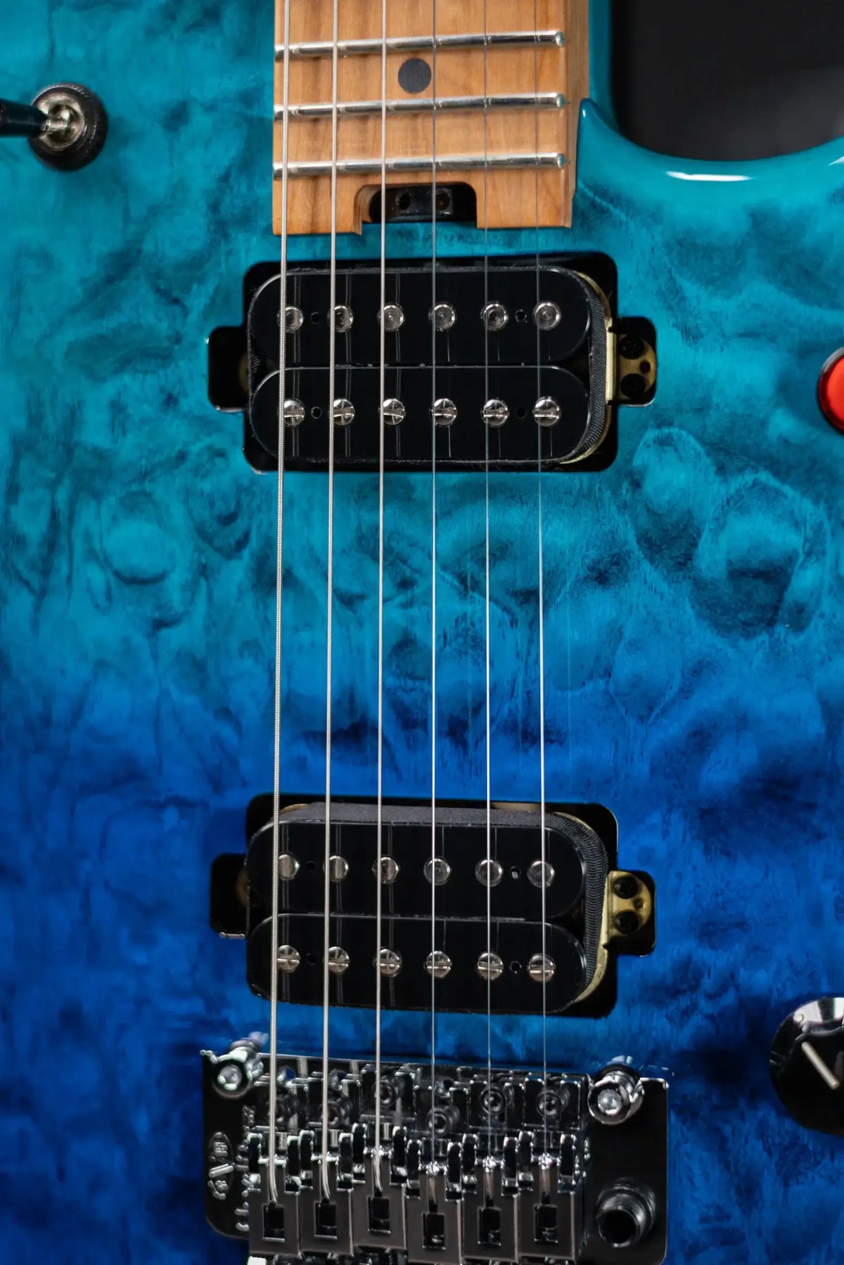 EVH 5150 Series DX QM Electric Guitar - Pacific Drift with Gig Bag