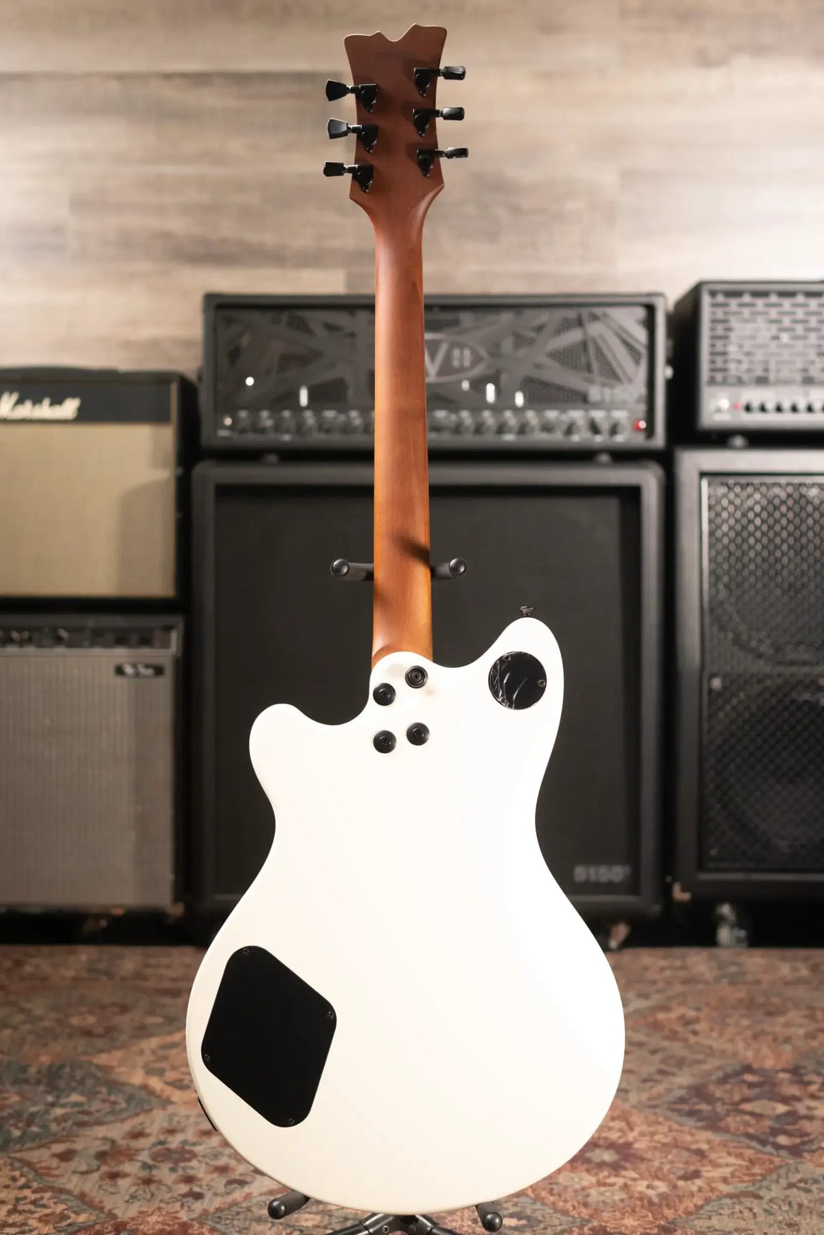 EVH SA-126 Standard Semi-Hollow Electric Guitar - Satin Vintage White