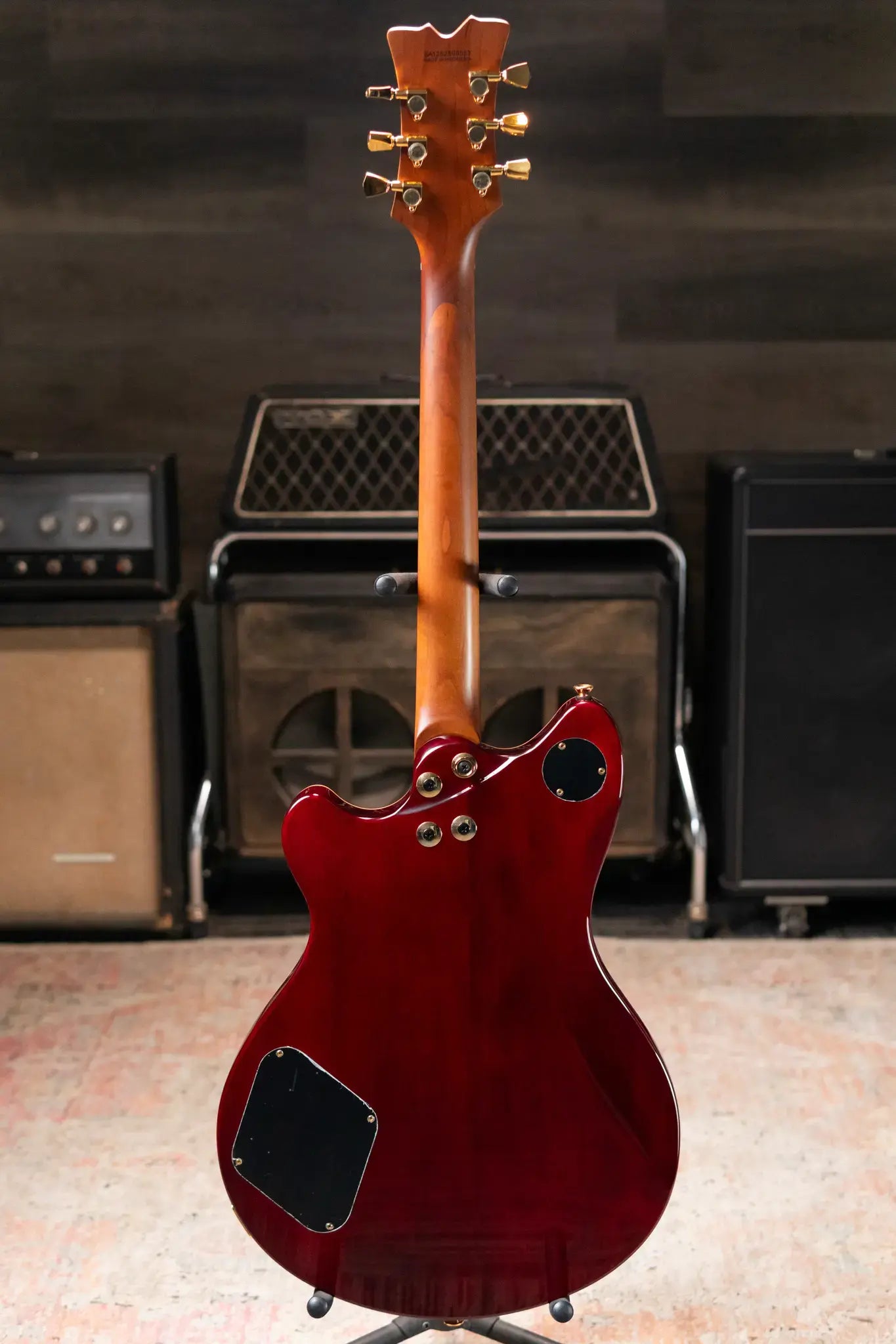 EVH SA-126 Standard Semi-Hollow Electric Guitar - Wine Red
