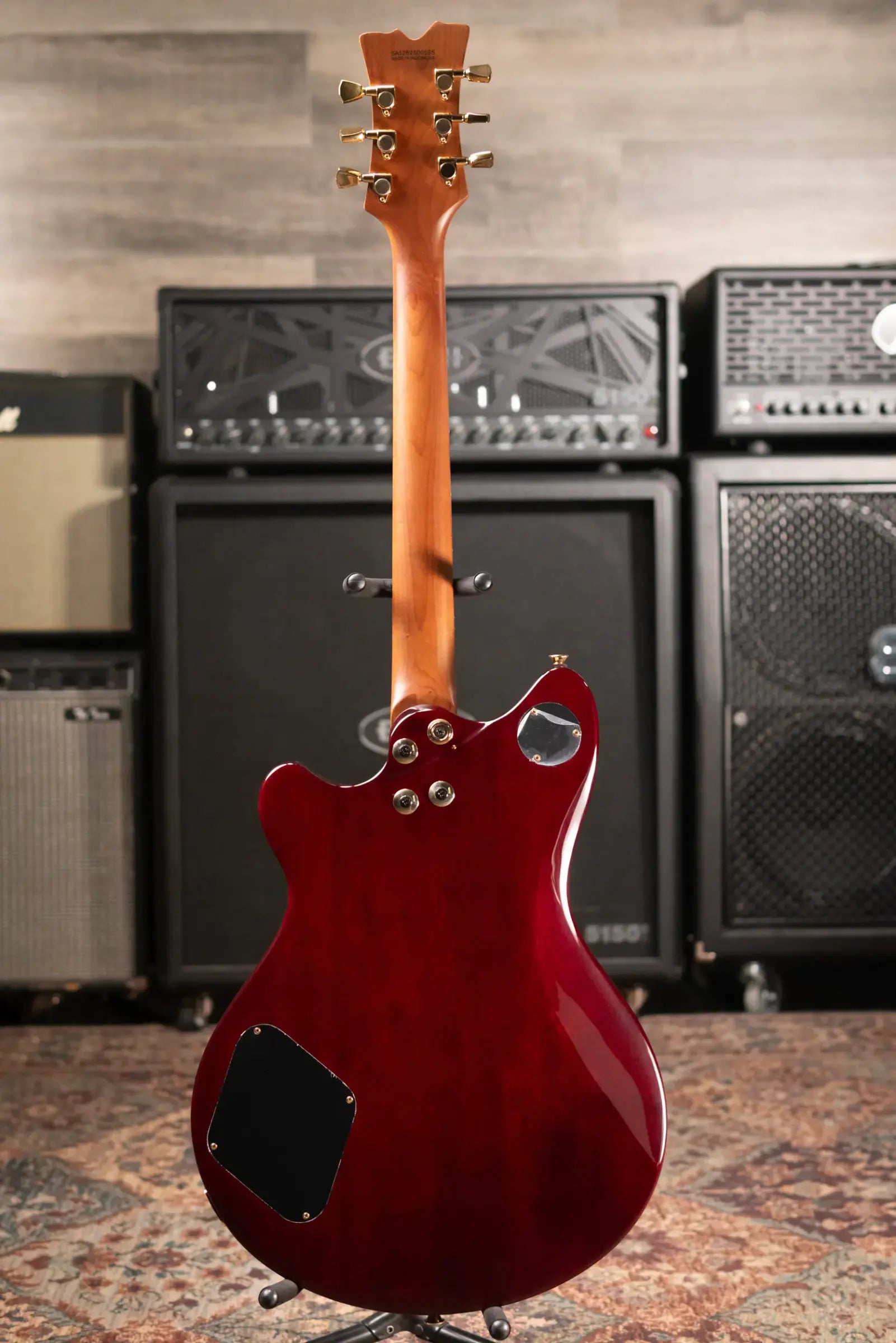 EVH SA-126 Standard Semi-Hollow Electric Guitar - Wine Red
