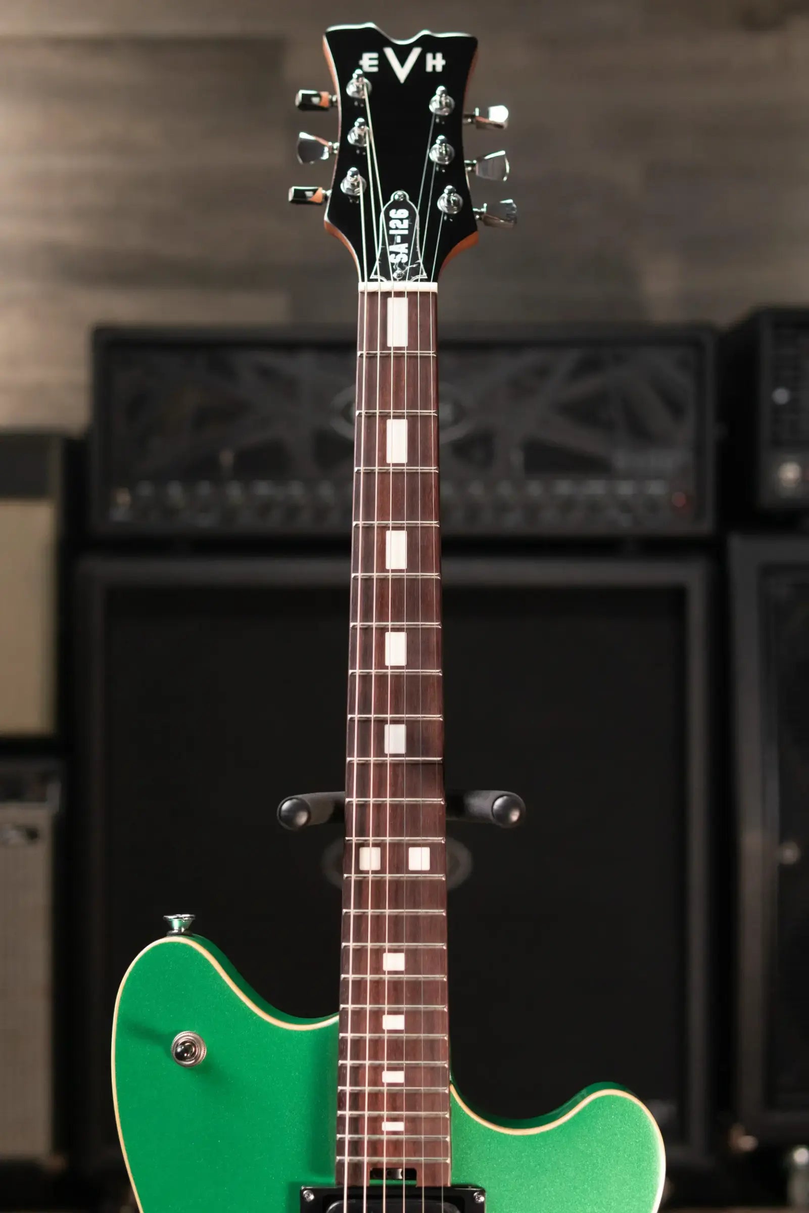 EVH SA-126 Standard Semi-Hollowbody Electric Guitar - Pelham Green