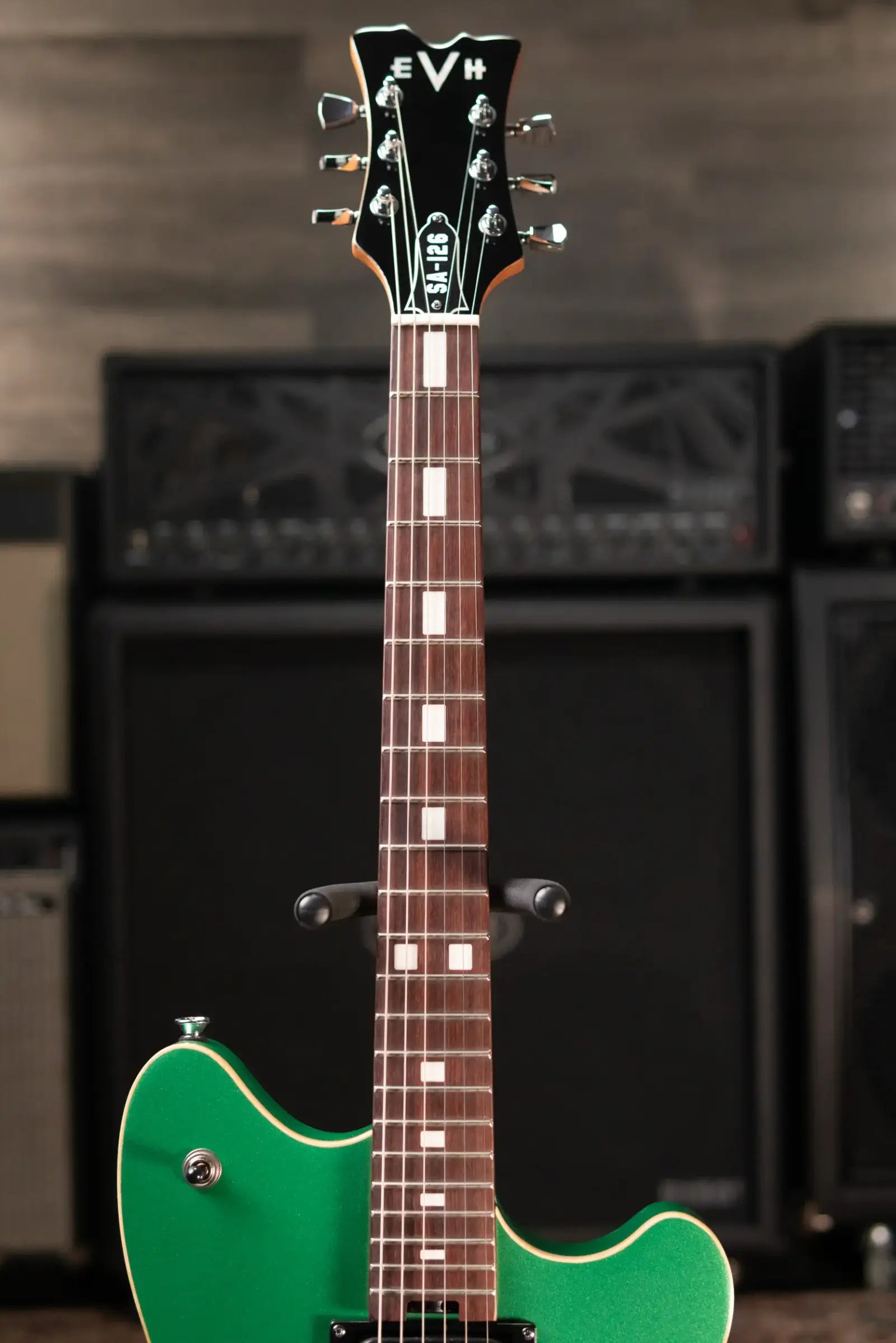 EVH SA-126 Standard Semi-Hollowbody Electric Guitar - Pelham Green