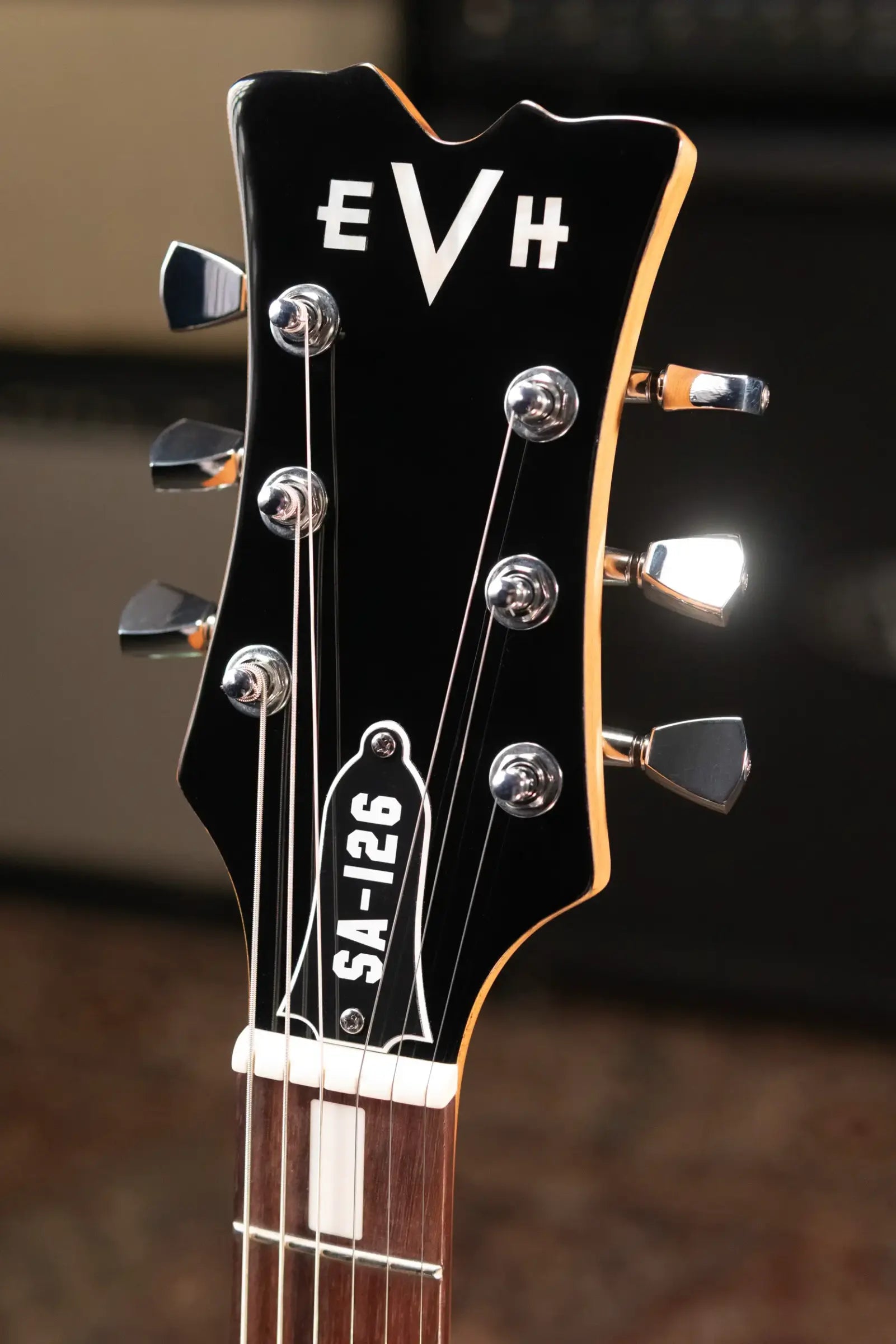 EVH SA-126 Standard Semi-Hollowbody Electric Guitar - Pelham Green