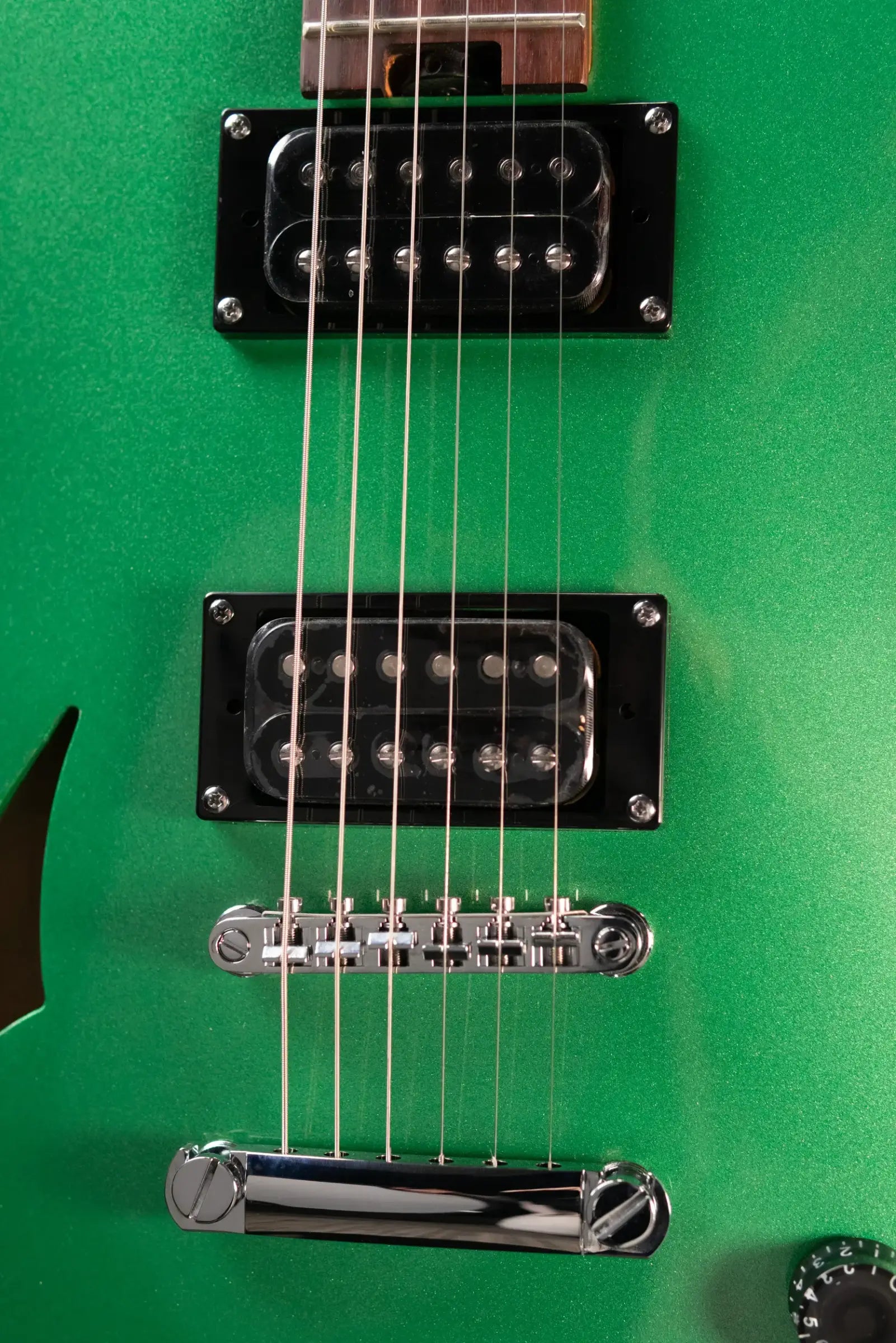 EVH SA-126 Standard Semi-Hollowbody Electric Guitar - Pelham Green