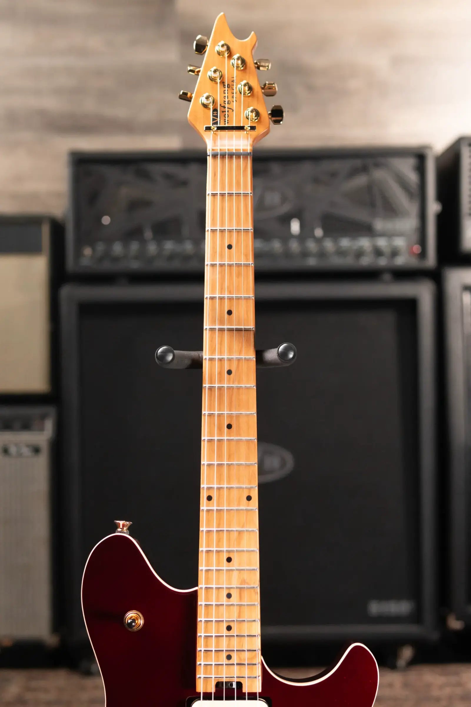 EVH Wolfgang Special TOM Electric Guitar, Baked Maple Fingerboard - Oxblood