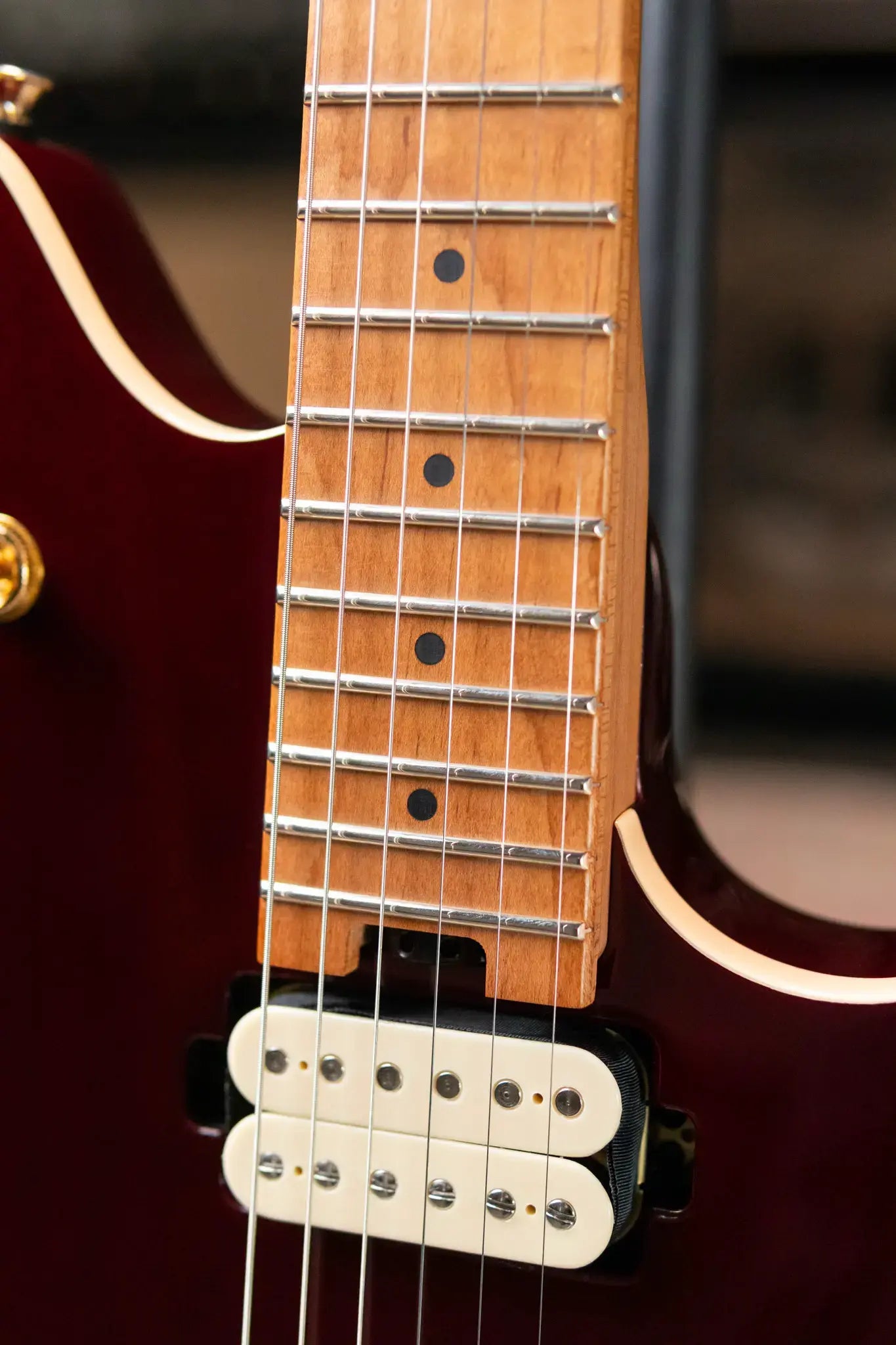 EVH Wolfgang Special TOM Electric Guitar, Baked Maple Fingerboard - Oxblood