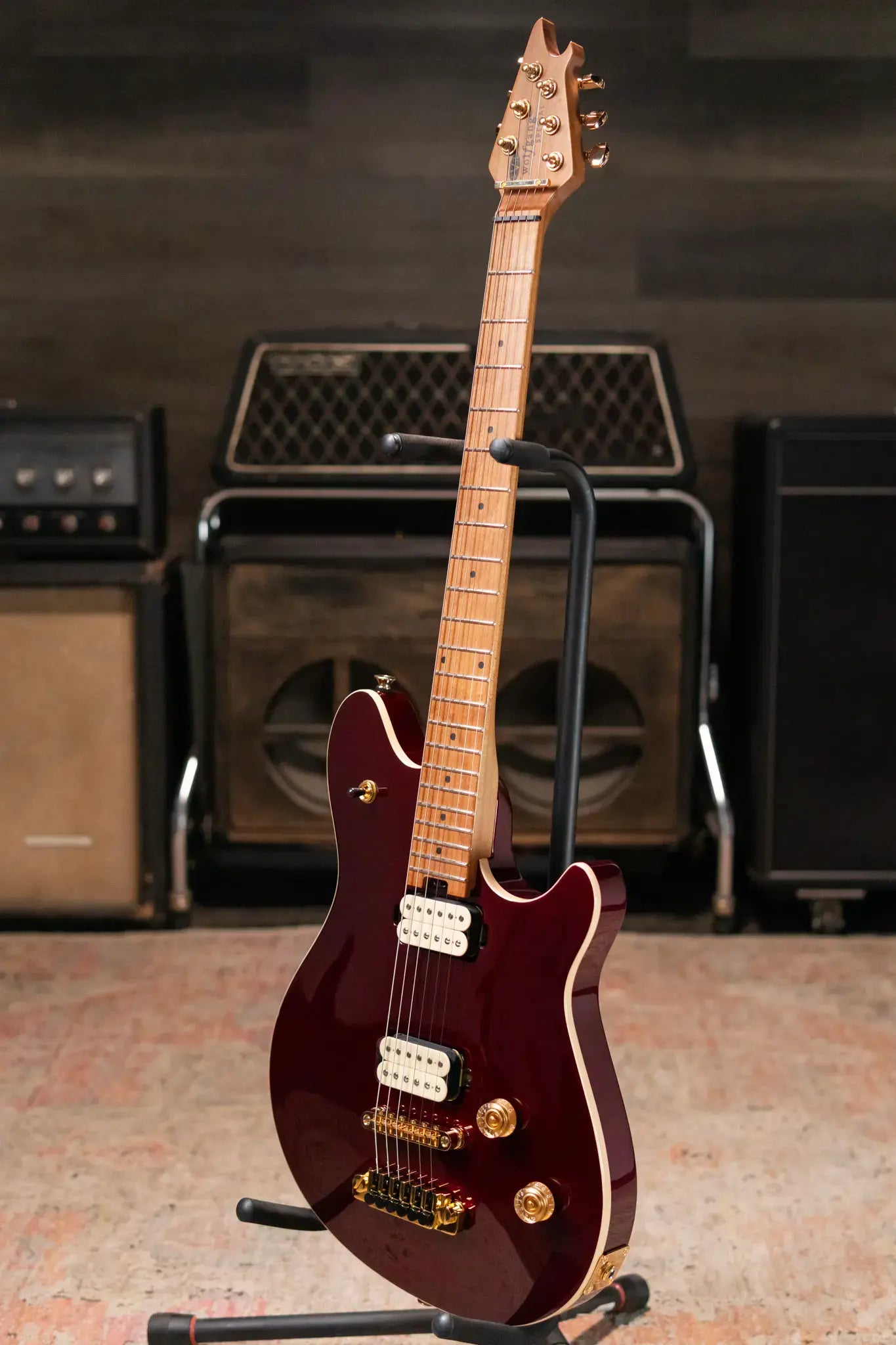 EVH Wolfgang Special TOM Electric Guitar, Baked Maple Fingerboard - Oxblood