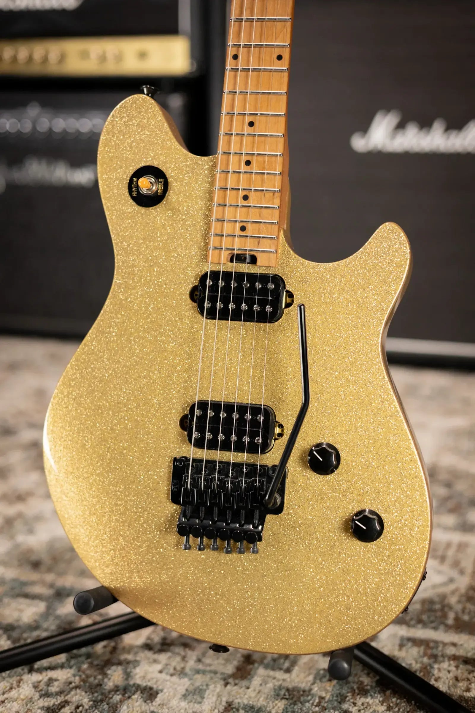 EVH Wolfgang Standard Electric Guitar - Gold Sparkle - Used