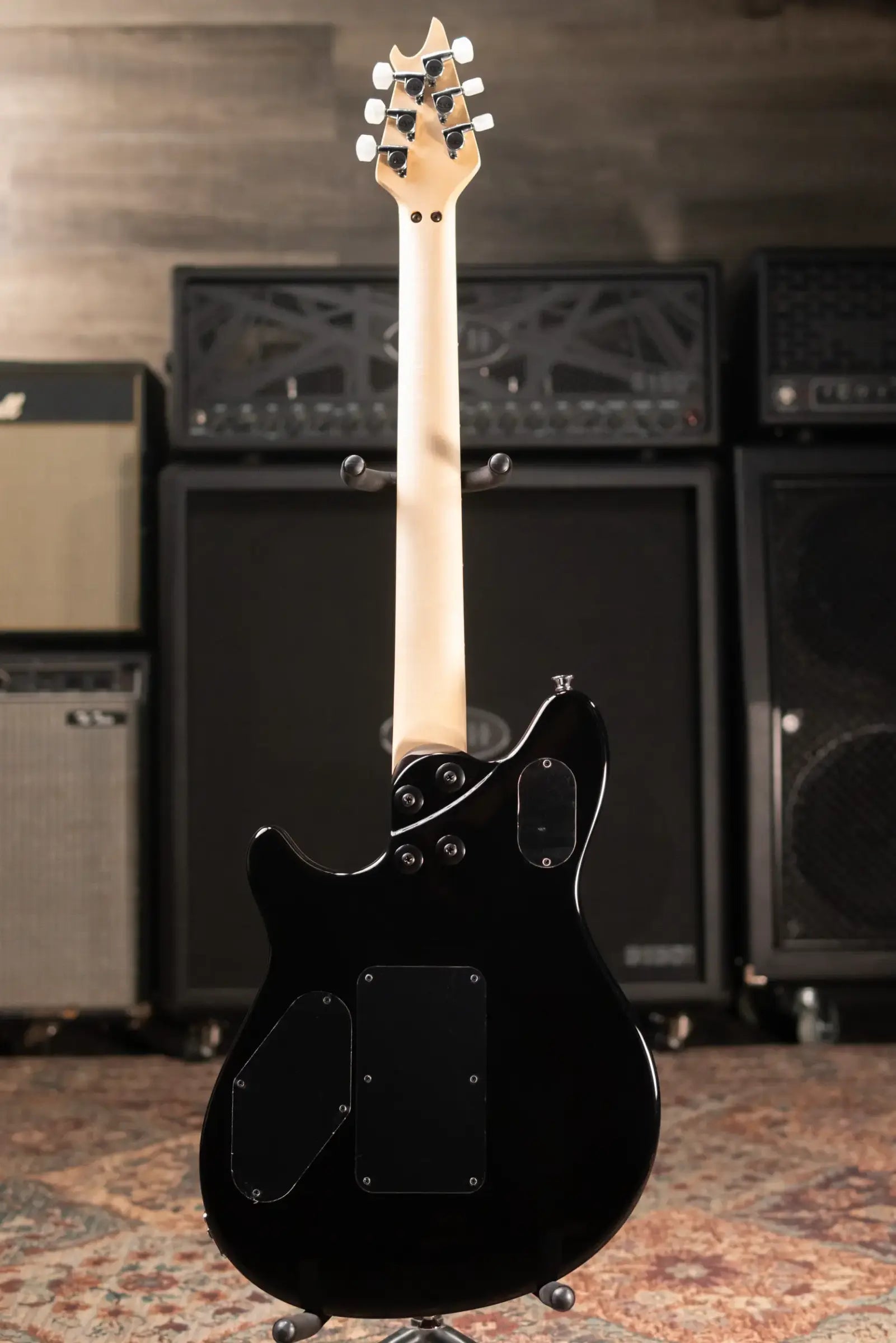 EVH Custom Shop USA Wolfgang Electric Guitar - 5A Flamed Maple 3-Tone Sunburst with Hardshell Case