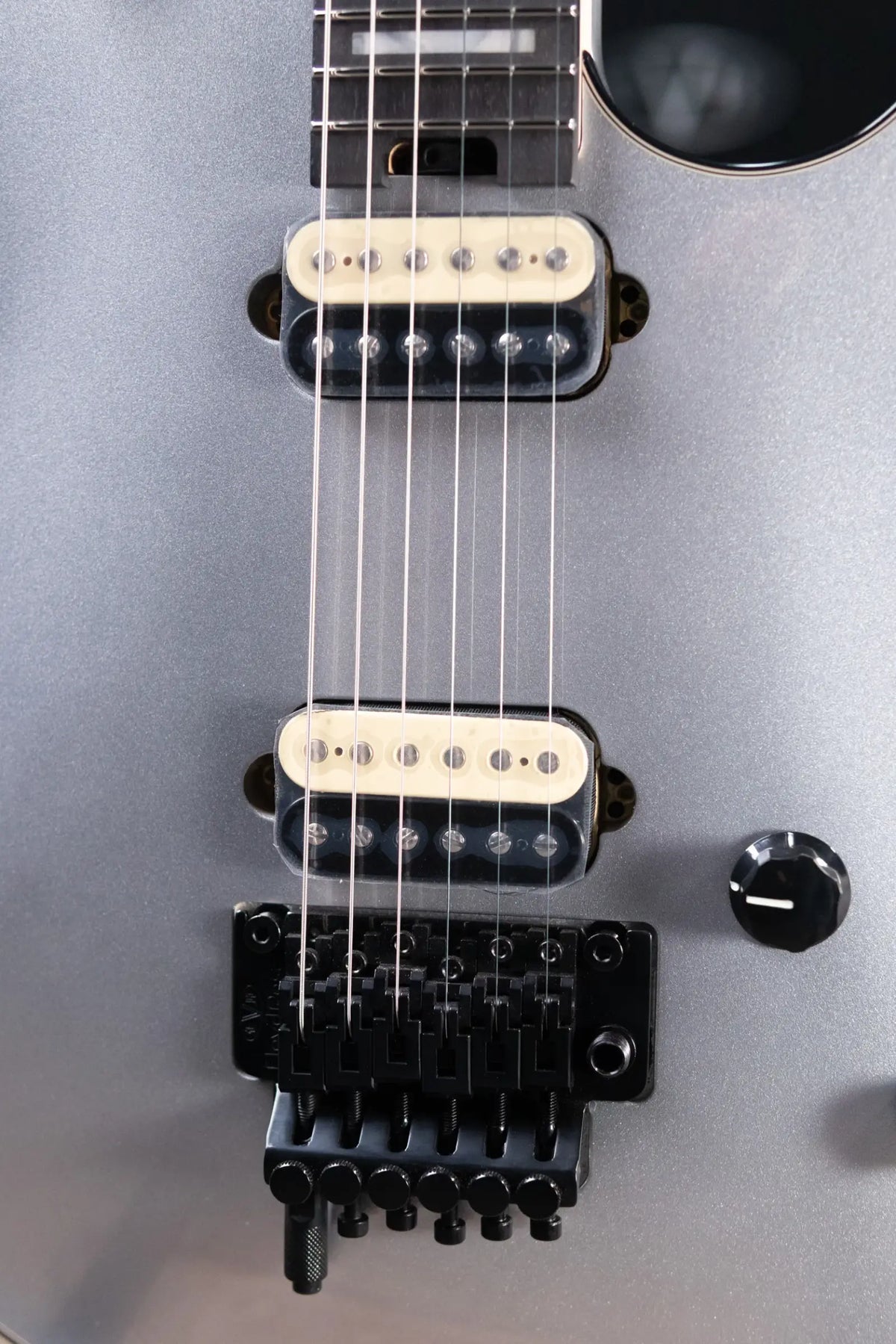 EVH Wolfgang USA Electric Guitar - Silver with Hardshell Case