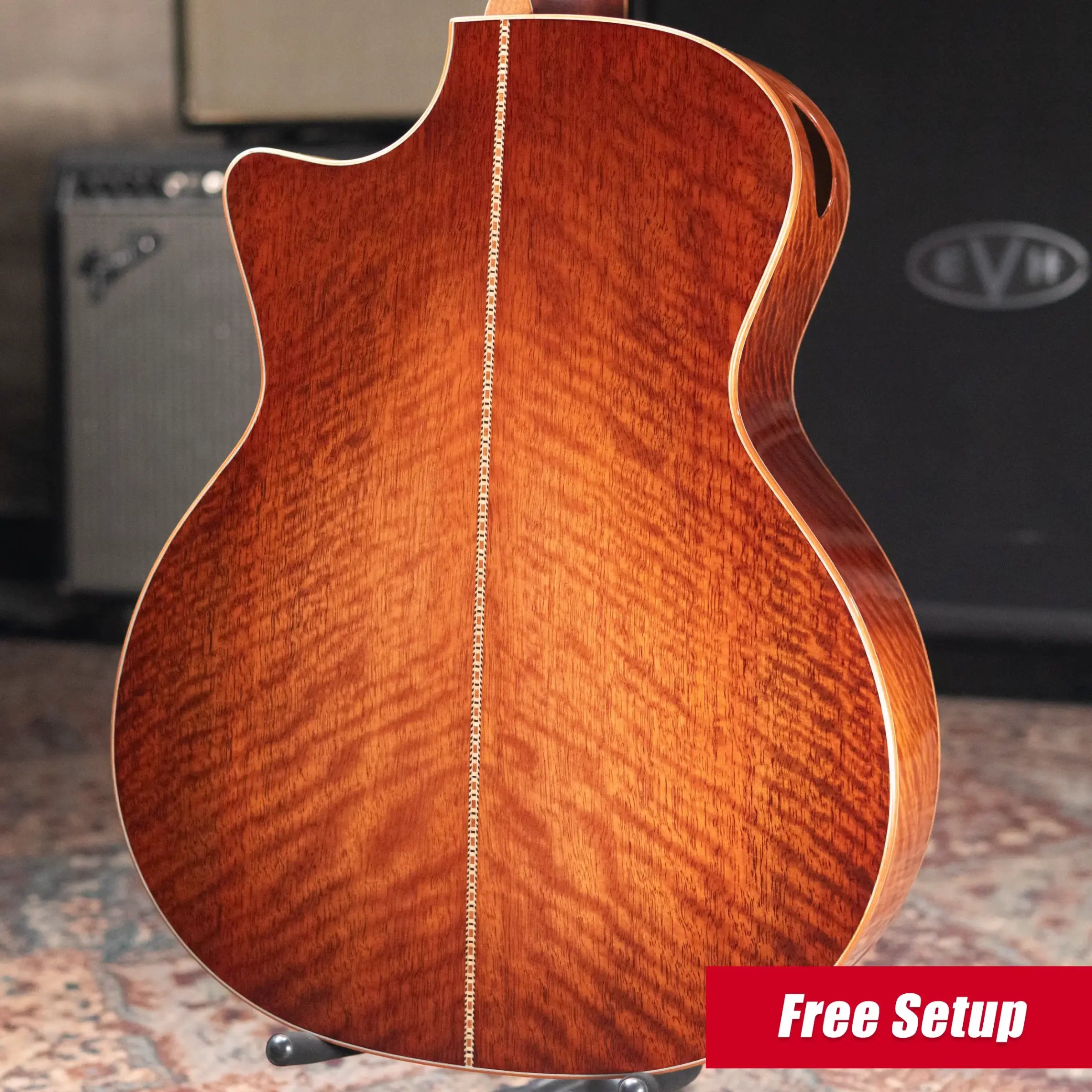 Eastman AC522CE-GB Grand Auditorium Acoustic/Electric Guitar - Goldburst with Hardshell Case