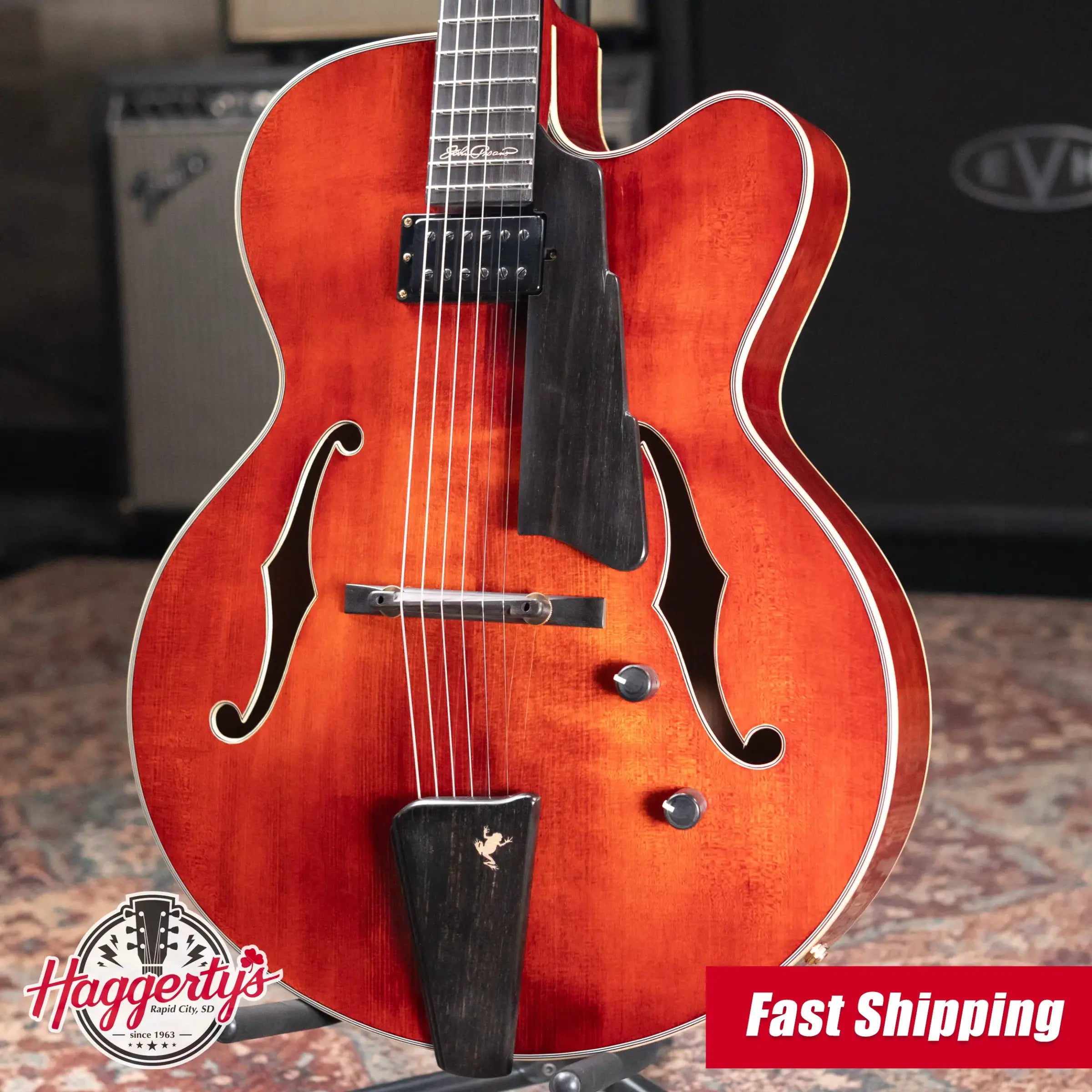 Eastman AR680CE John Pisano Signature Electric Guitar with Hardshell Case