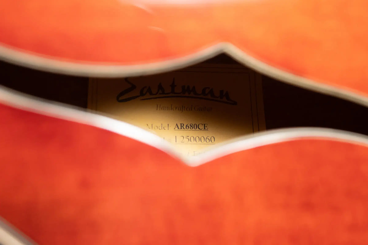 Eastman AR680CE John Pisano Signature Electric Guitar with Hardshell Case