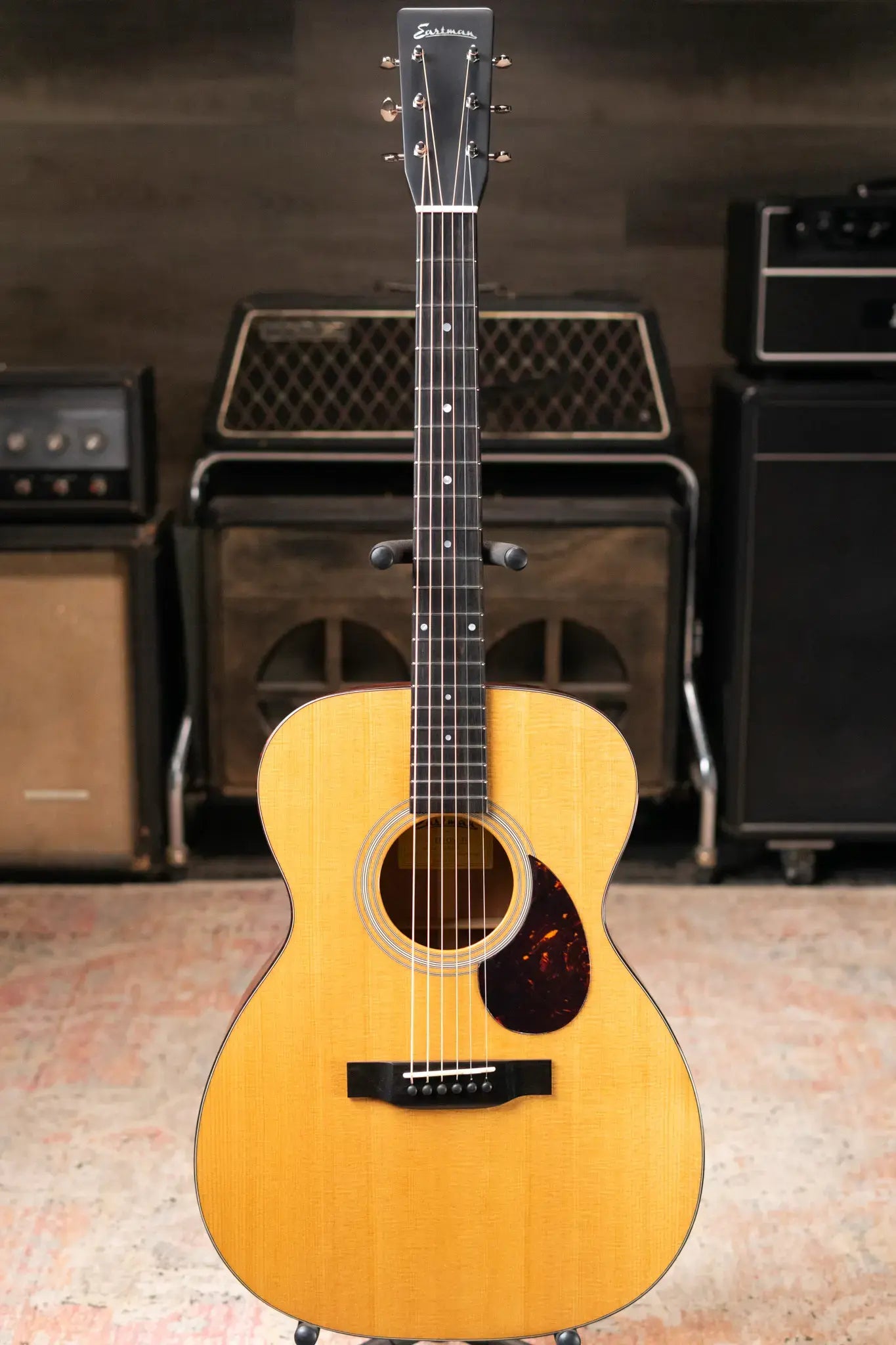 Eastman E10OM-TC Acoustic Guitar with Hardshell Case - Floor Model