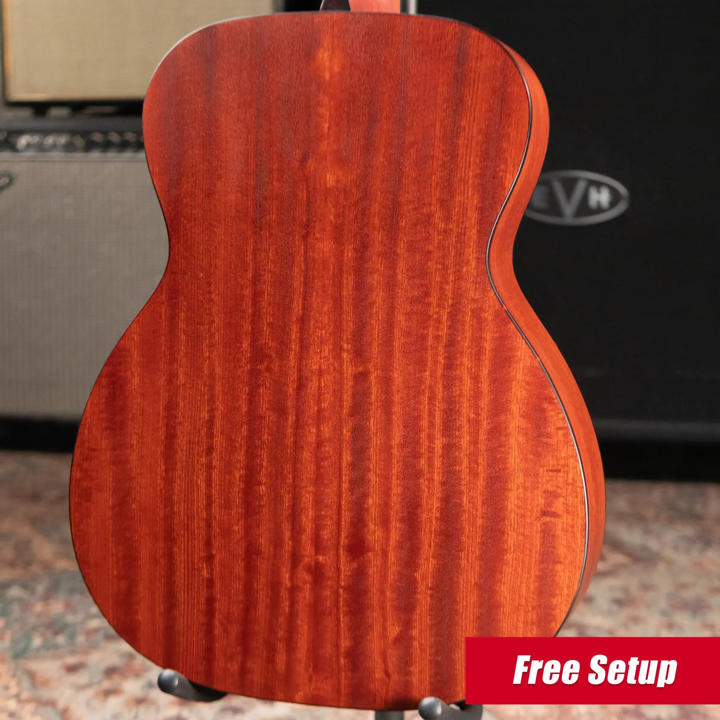 Eastman E1OM Orchestra Model Acoustic Guitar - Natural with Softshell Gig Bag