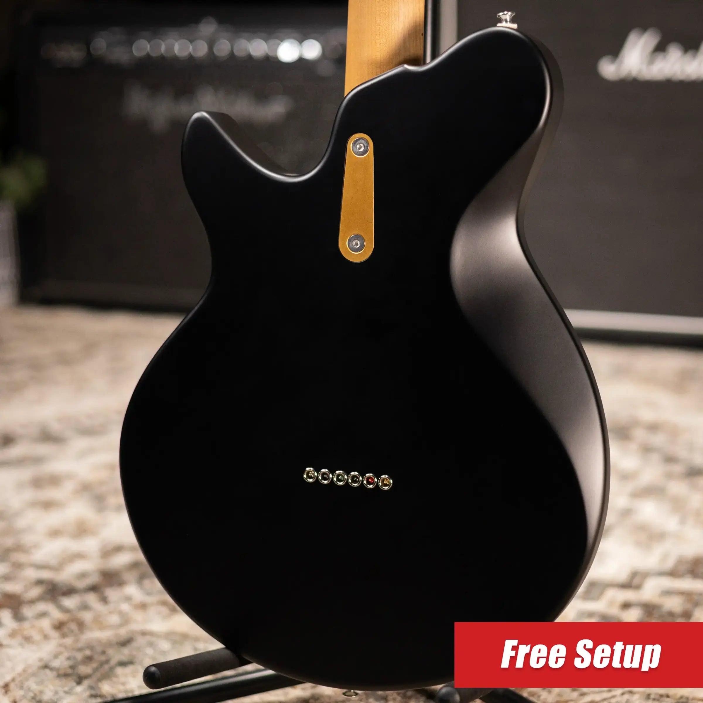 Eastman Fullertone SC '52 Electric Guitar - Moss Black with Gig Bag