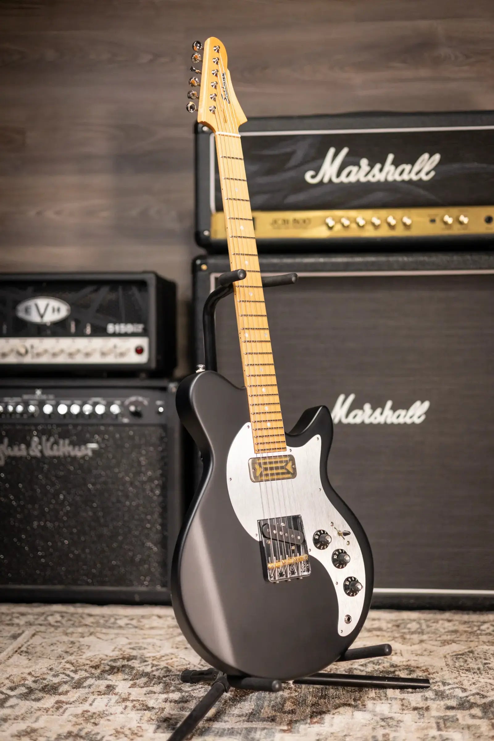 Eastman Fullertone SC '52 Electric Guitar - Moss Black with Gig Bag