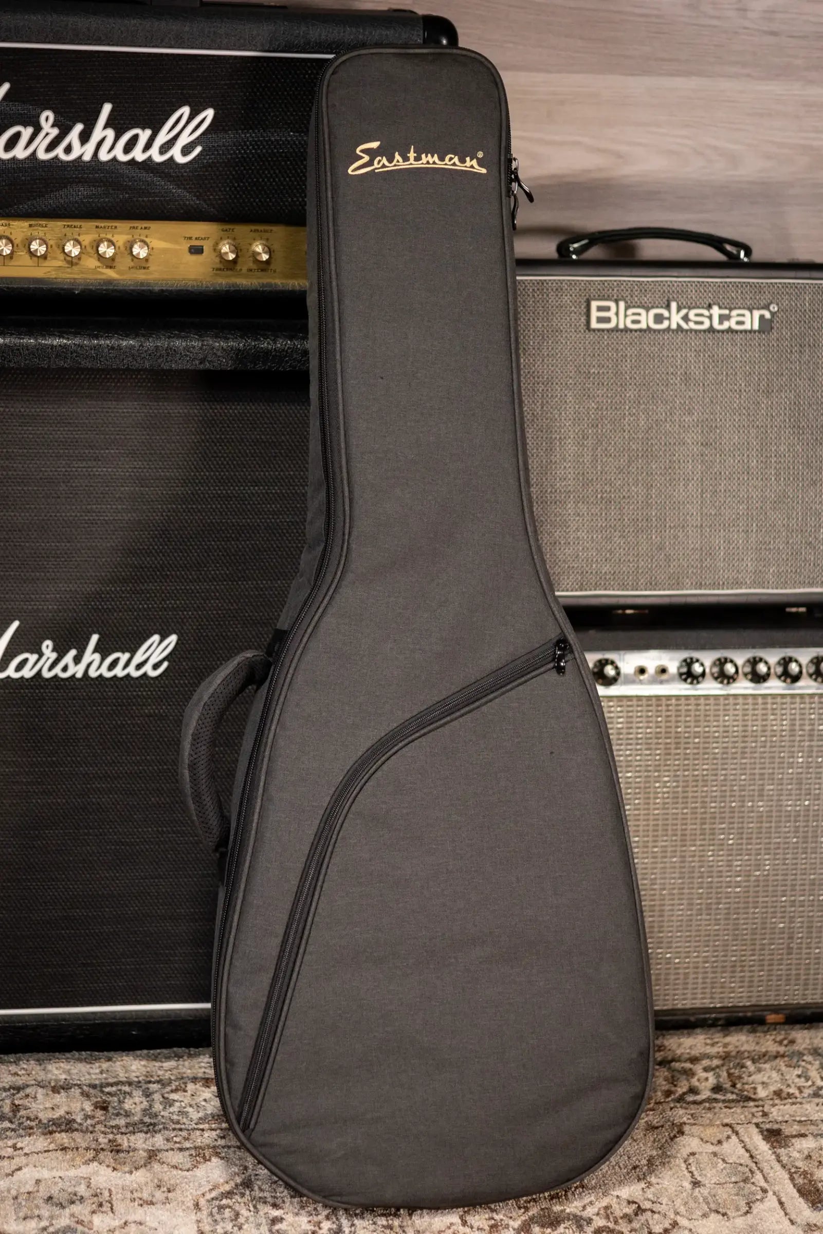 Eastman Fullertone SC '52 Electric Guitar - Moss Black with Gig Bag