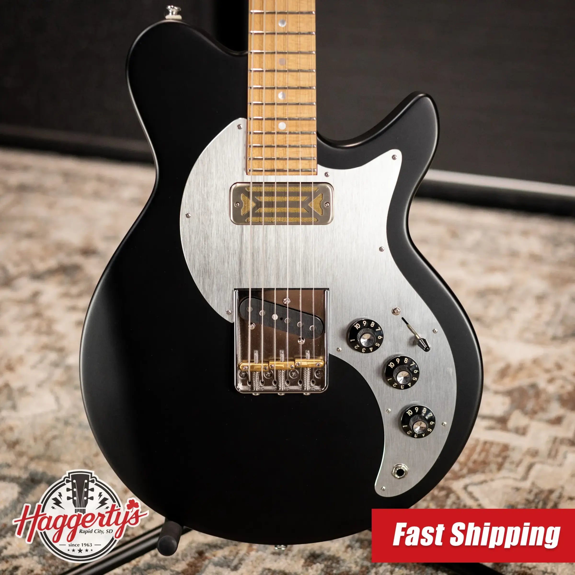Eastman Fullertone SC '52 Electric Guitar - Moss Black with Gig Bag