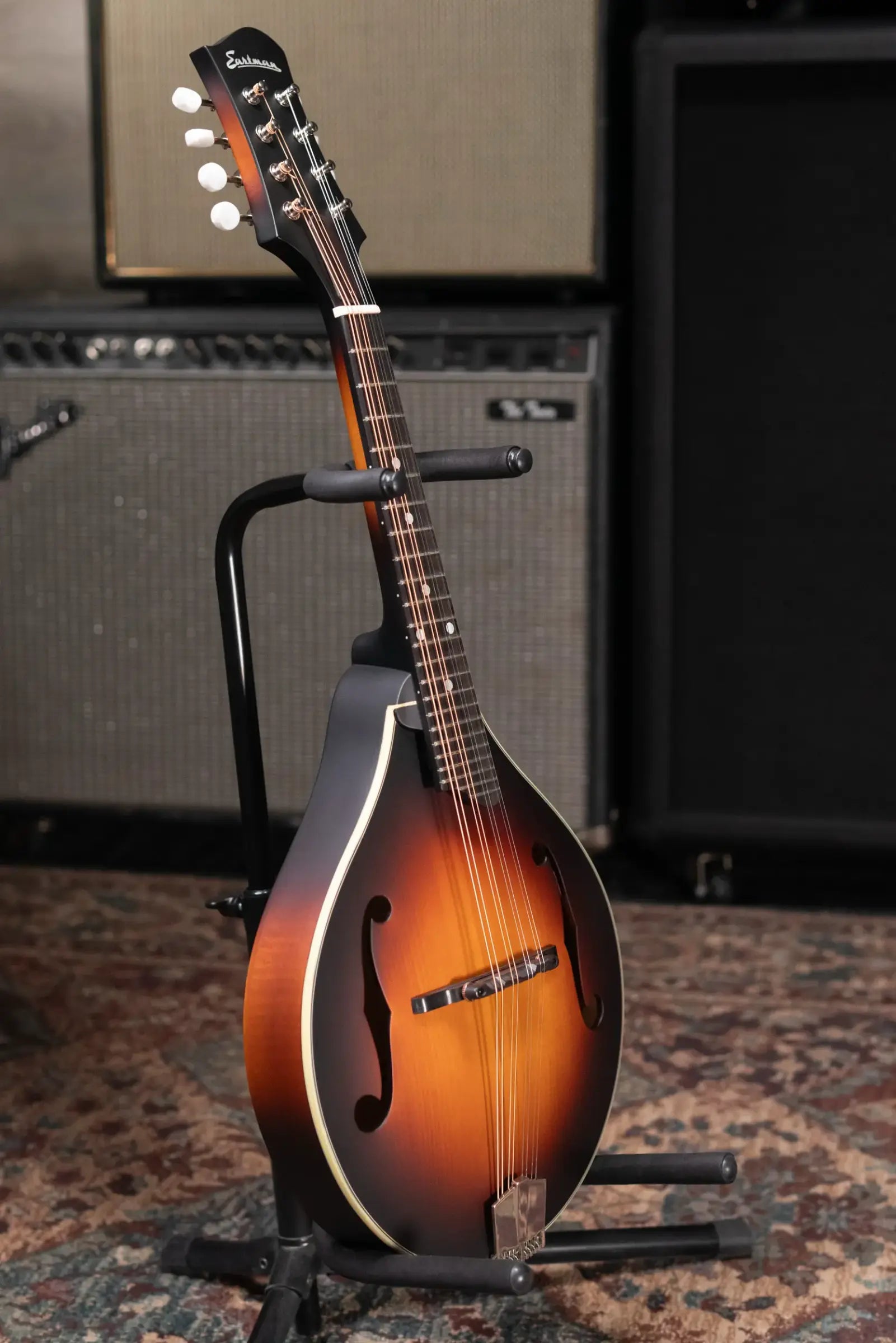 Eastman MD305E-SB A Style Acoustic/Electric Mandolin - Sunburst with Gig Bag