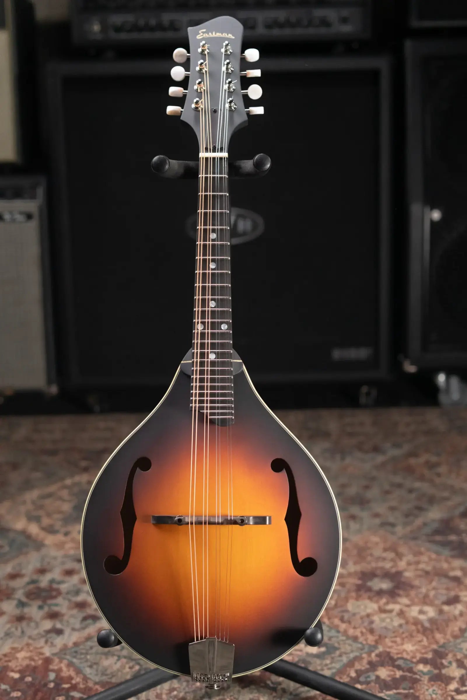 Eastman MD305E-SB A-Style Acoustic/Electric Mandolin - Sunburst with Gig Bag