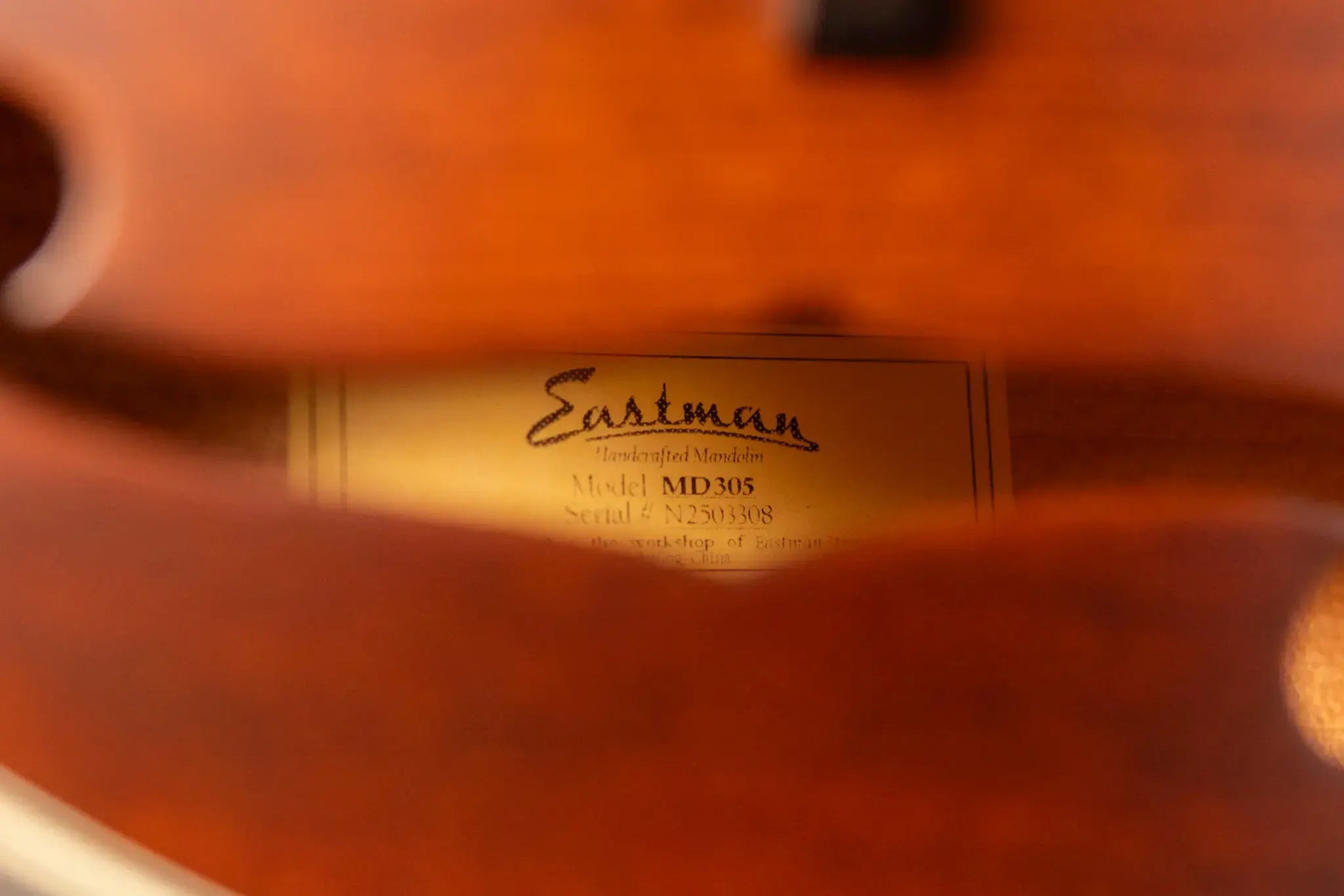 Eastman MD305 A-Style Mandolin - Classic Finish with Soft Case