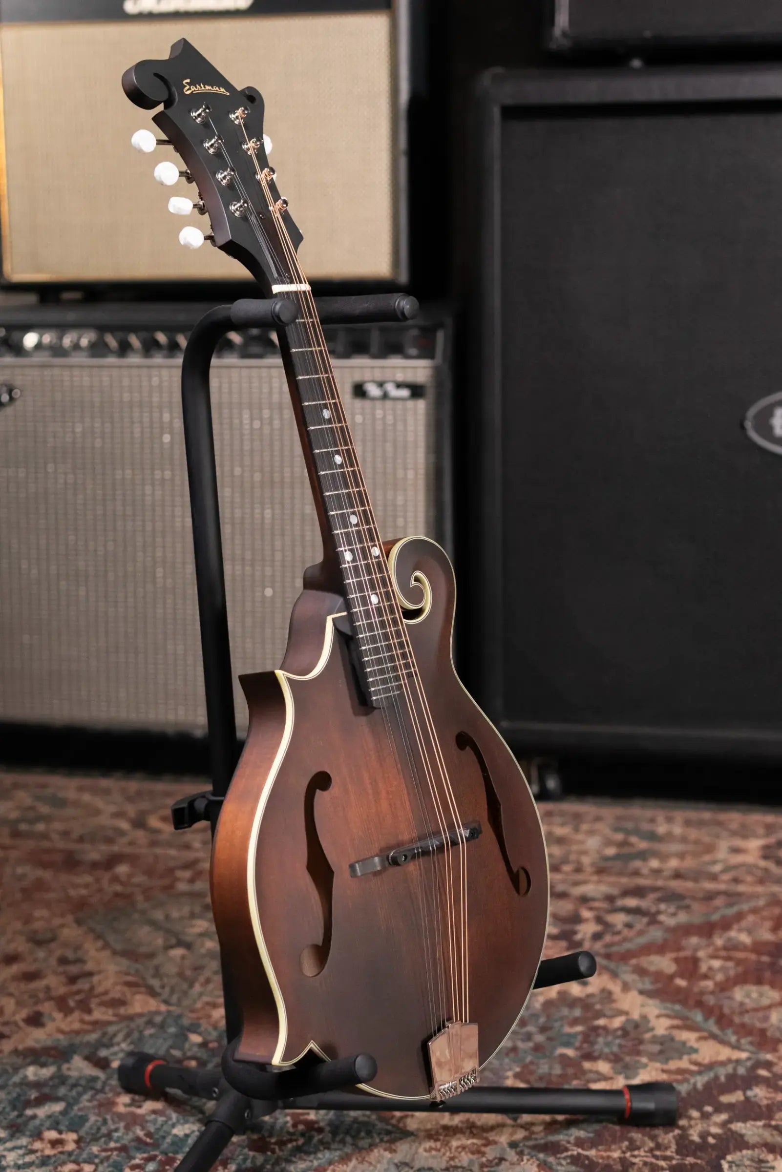 Eastman MD315L Left-Handed F-Style Acoustic Mandolin with Gig Bag