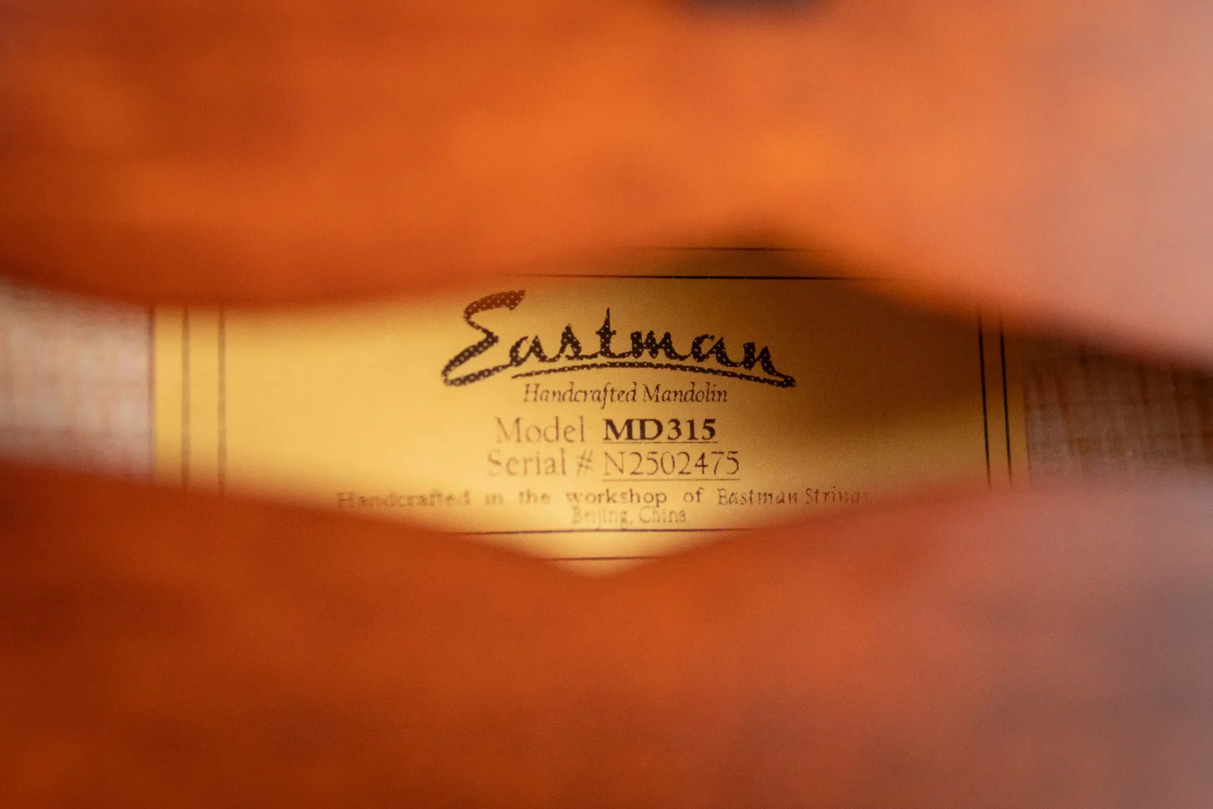 Eastman MD315 F-Style Mandolin - Classic with Gig Bag