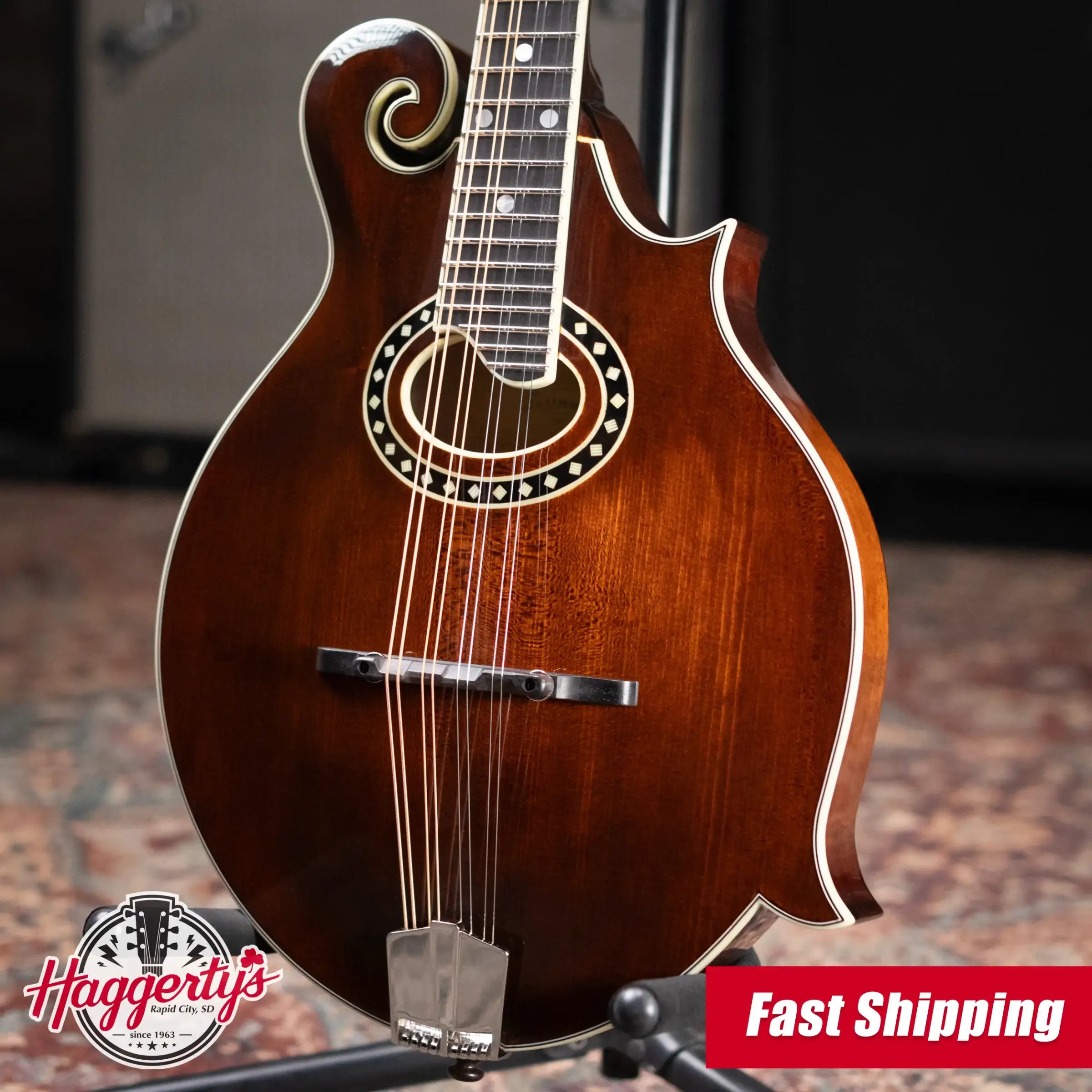 Eastman MD514 F Style Mandolin with Hardshell Case