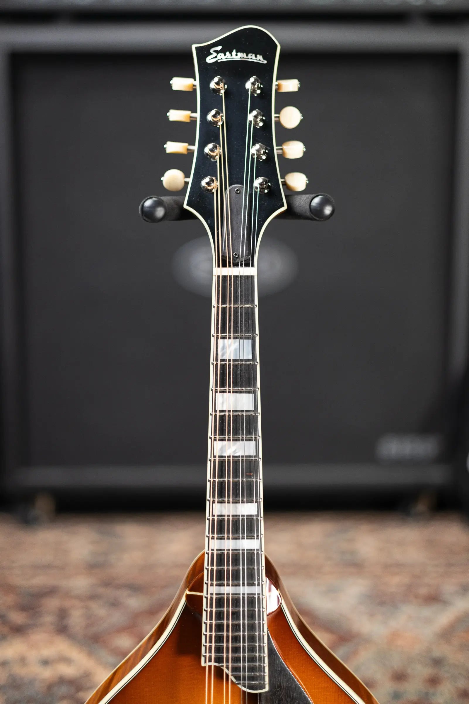 Eastman MD605-GB A-Style Acoustic/Electric Mandolin - Gold Burst with Hardshell Case
