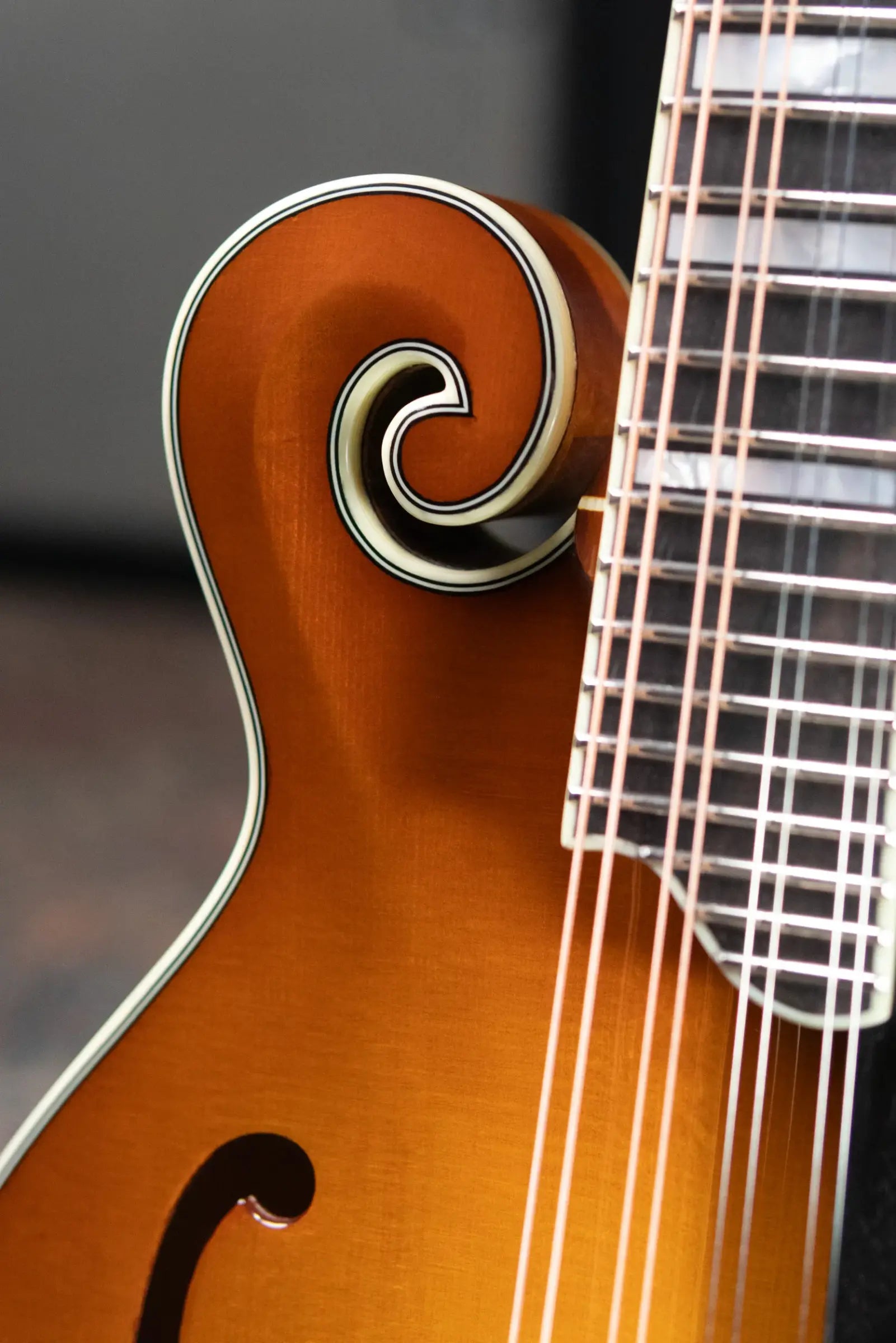 Eastman MD615-GB F-Style Acoustic/Electric Mandolin - Goldburst with Hardshell Case
