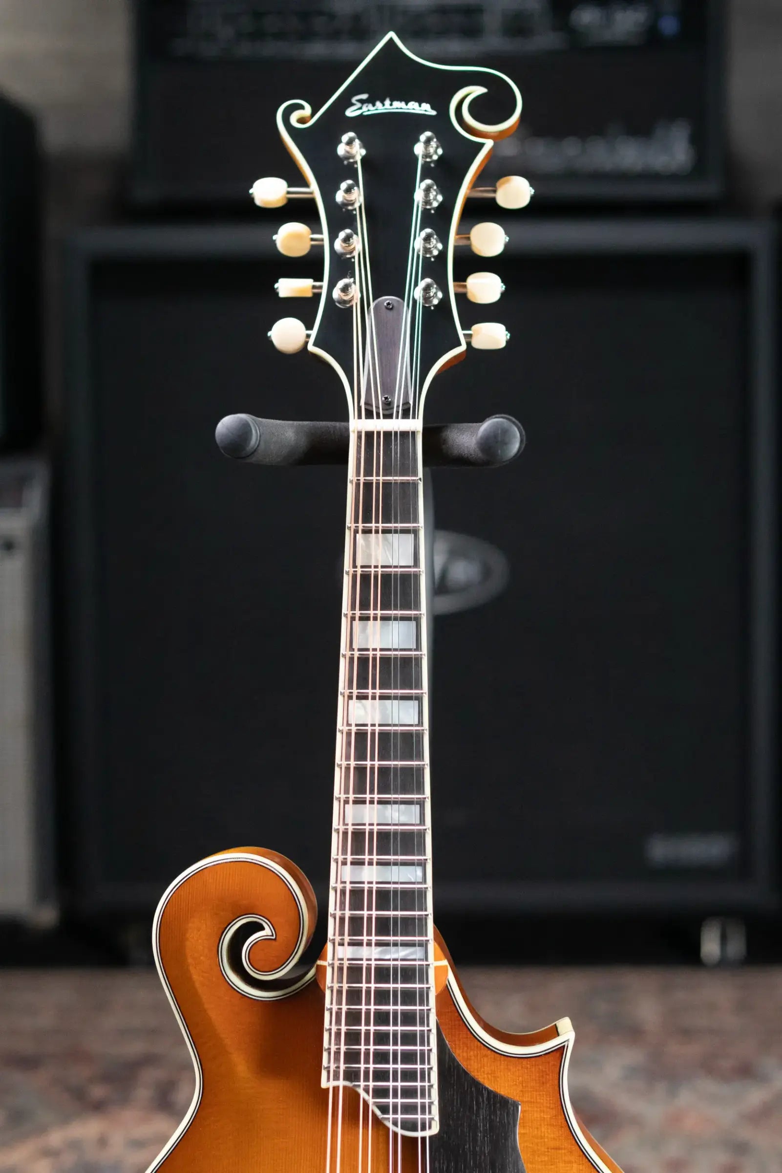 Eastman MD615-GB F-Style Acoustic/Electric Mandolin - Goldburst with Hardshell Case