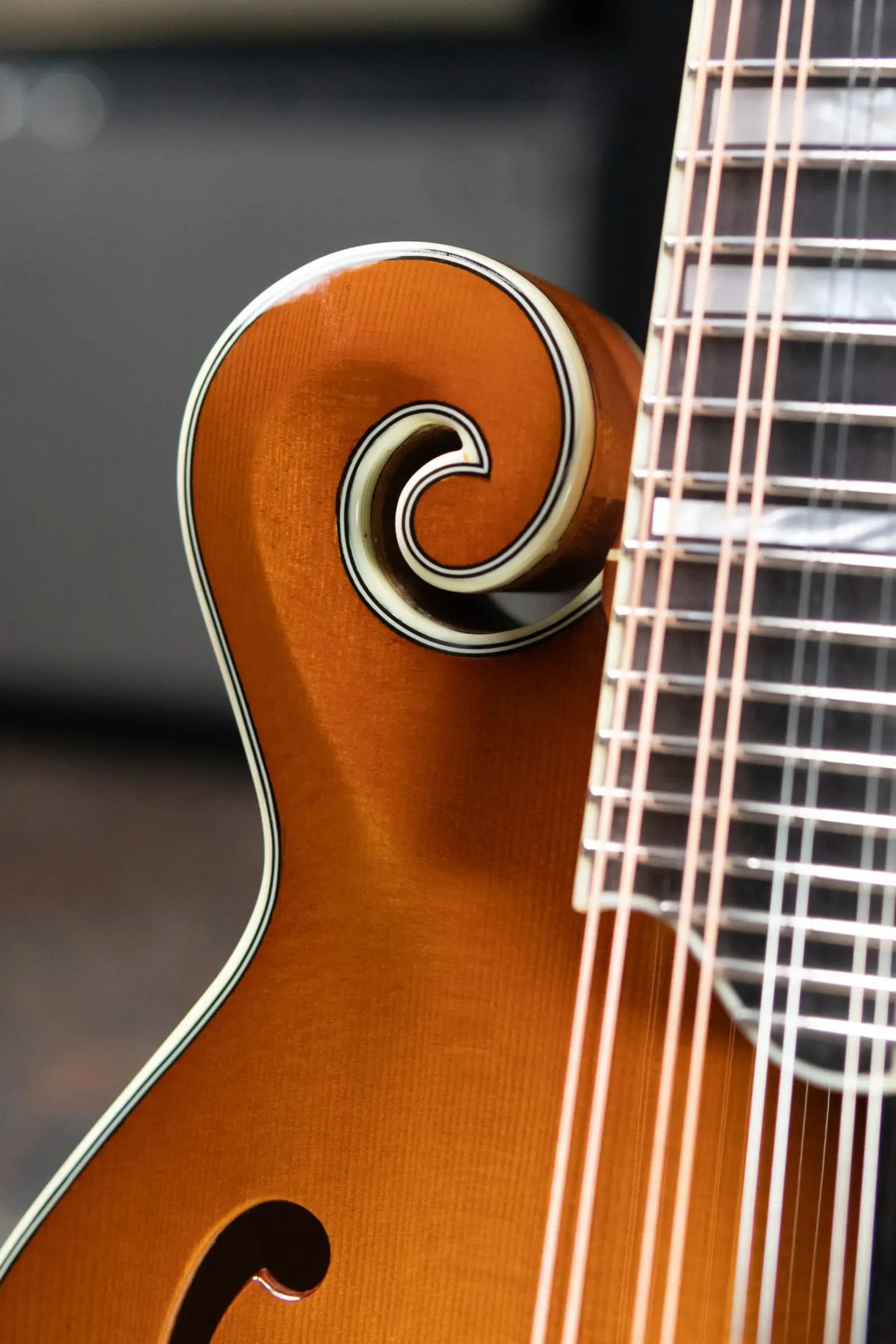 Eastman MD615-GB F-Style Acoustic/Electric Mandolin - Goldburst with Hardshell Case
