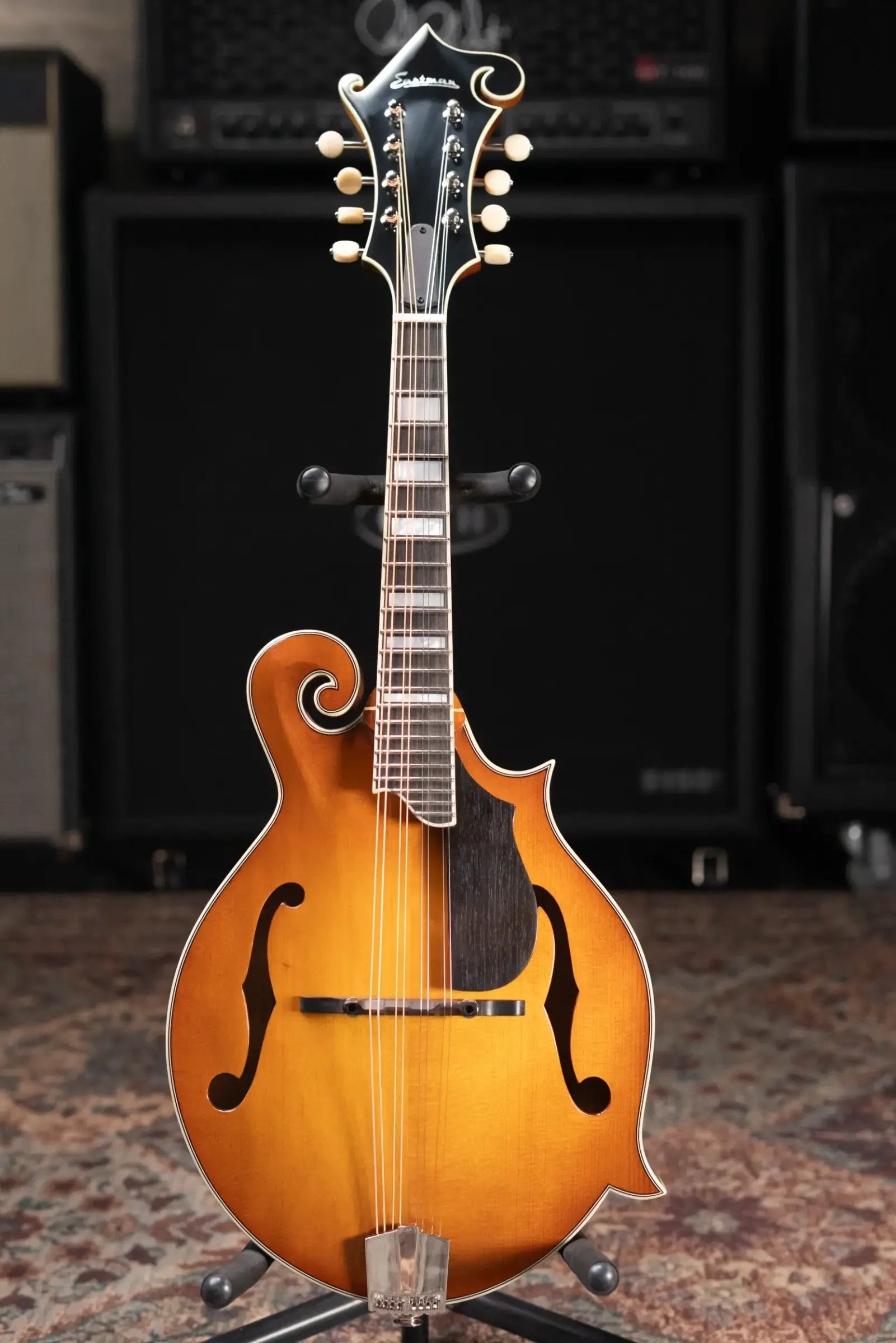 Eastman MD615-GB F Style Mandolin - Goldburst with Hardshell Case
