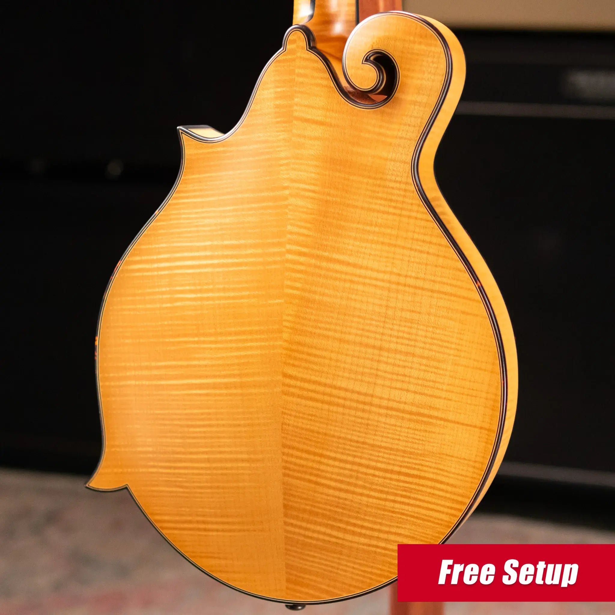 Eastman MD915-BD F-Style Mandolin - Blonde with Hardshell Case