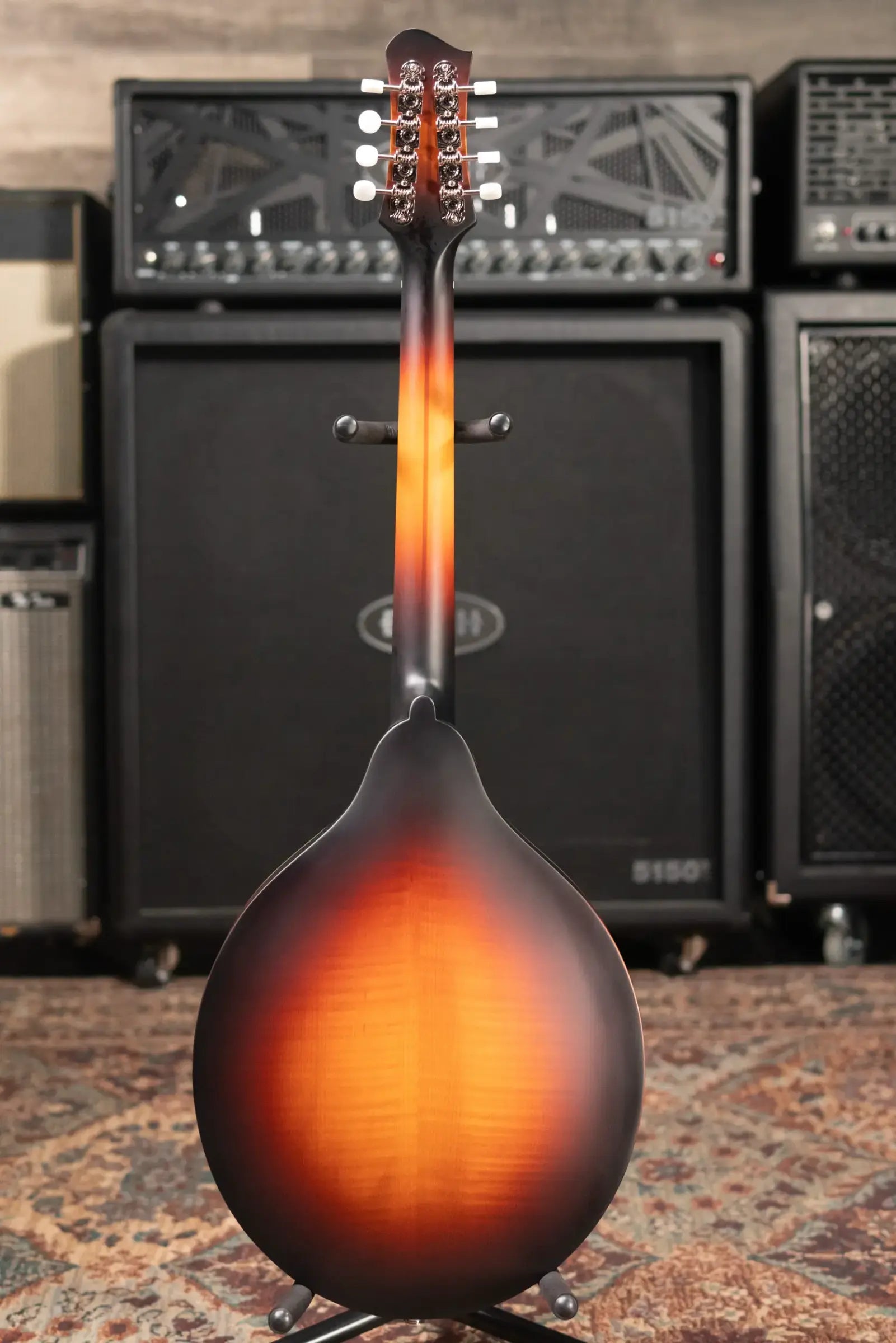 Eastman MDO305E-SB Octave Mandolin A-Style with K&K Pickup and Gig Bag