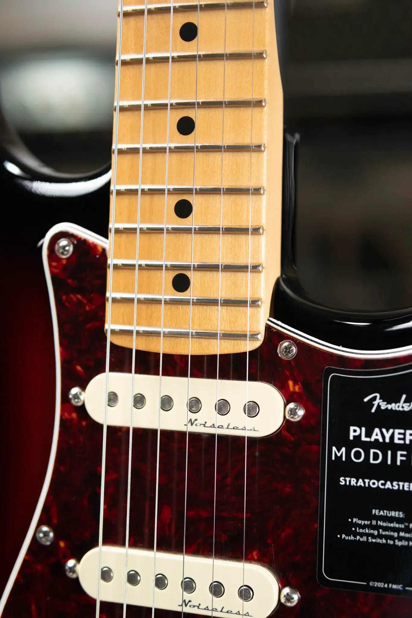 Fender Player II Modified Stratocaster HSS, Maple Fingerboard - 3-Color Sunburst with Deluxe Gig Bag