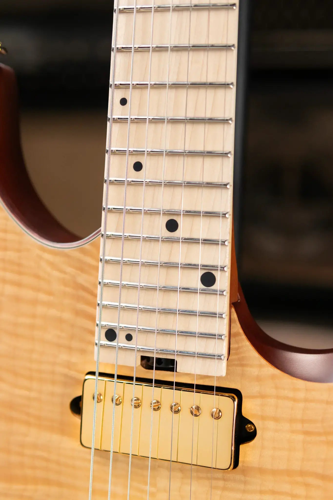 Charvel Angel Vivaldi "Betty" DK24-7 - Natural Flame Maple Top with Gig Bag
