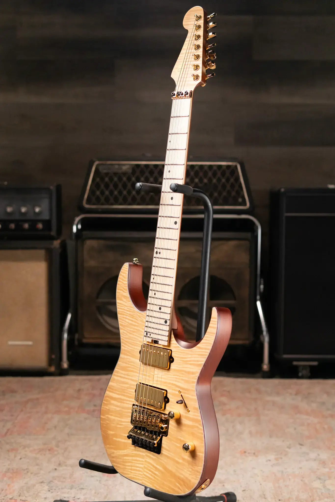 Charvel Angel Vivaldi "Betty" DK24-7 - Natural Flame Maple Top with Gig Bag