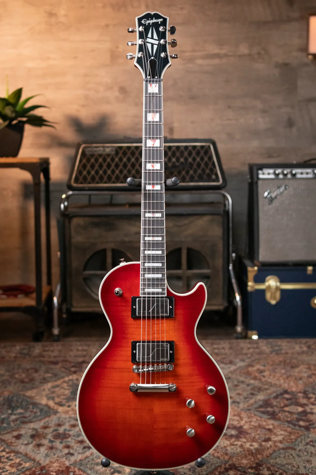 Epiphone Les Paul Prophecy Electric - Aged Bengal Tiger Burst with Gig Bag