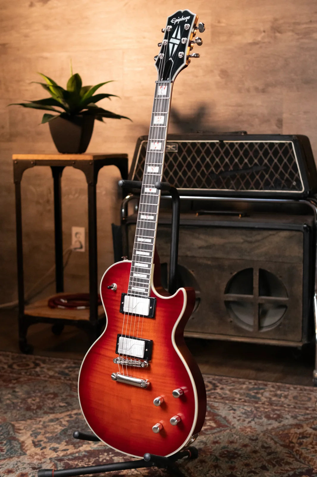 Epiphone Les Paul Prophecy Electric - Aged Bengal Tiger Burst with Gig Bag