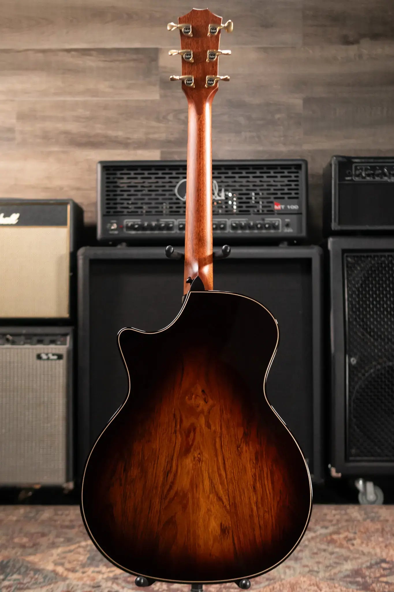 Taylor Next Generation Builder's Edition 814ce Grand Auditorium Acoustic/Electric Guitar - Shaded Edgeburst with Hardshell Case