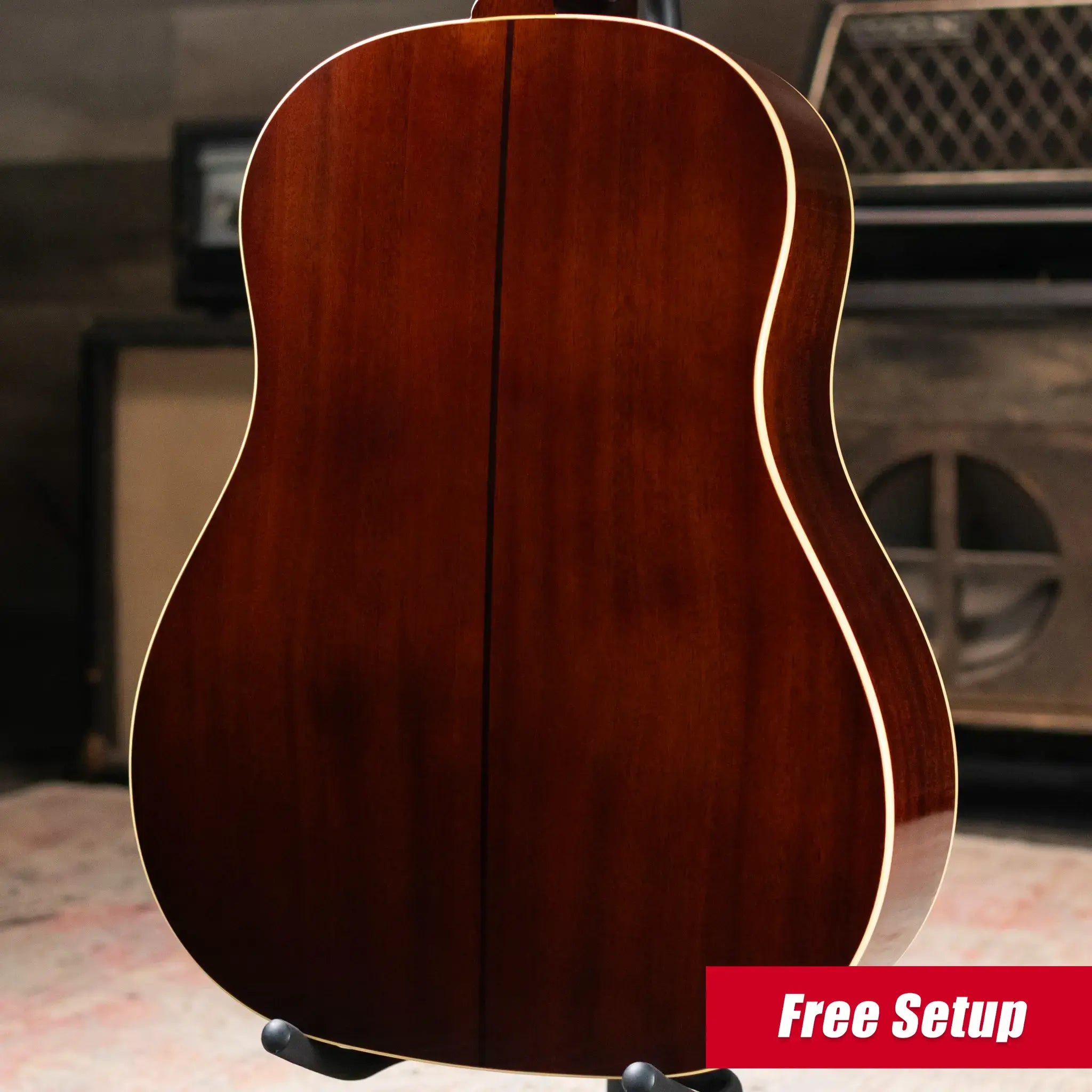 Epiphone 1942 Banner J-45 Reissue Acoustic/Electric Guitar - Vintage Sunburst with Hardshell Case